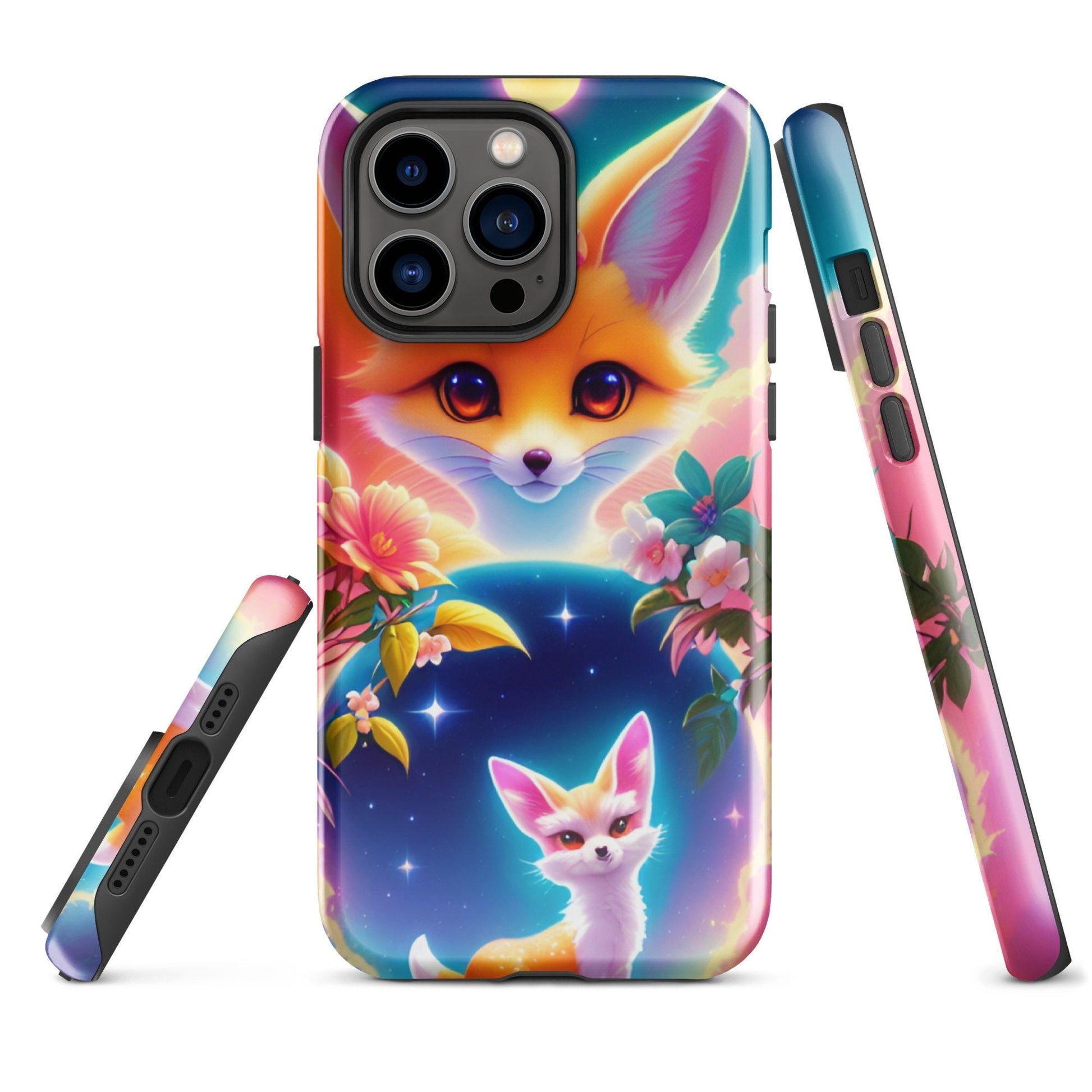 Tough Case for iPhone®, Fox phone case, Cute phone case, Animal phone case, iphone cover, iphone 14, iphone 13, iphone 12, art phone case,