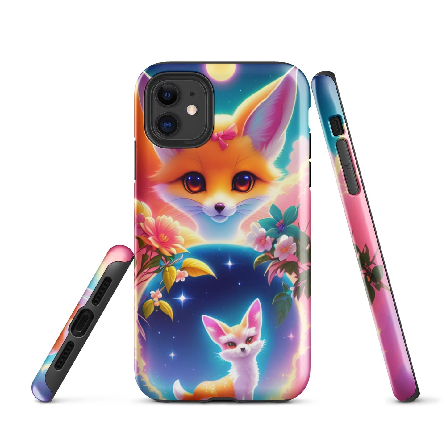 Tough Case for iPhone®, Fox phone case, Cute phone case, Animal phone case, iphone cover, iphone 14, iphone 13, iphone 12, art phone case,