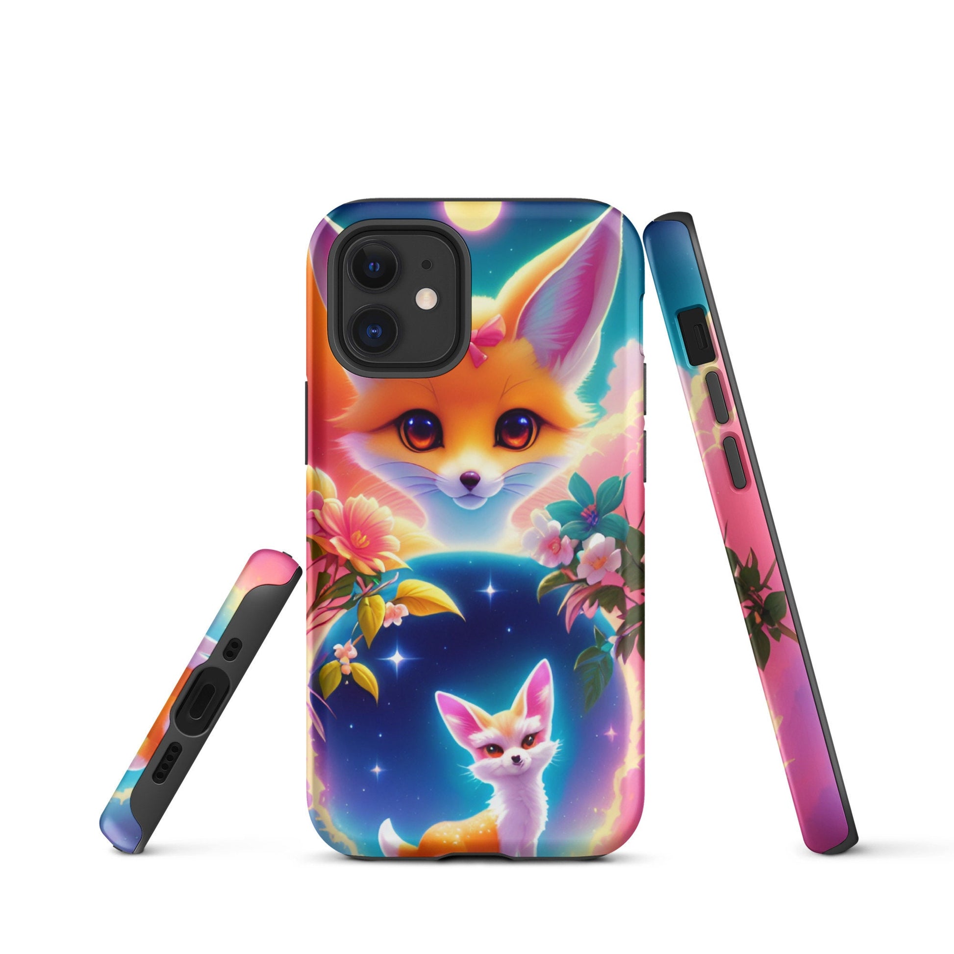 Tough Case for iPhone®, Fox phone case, Cute phone case, Animal phone case, iphone cover, iphone 14, iphone 13, iphone 12, art phone case,