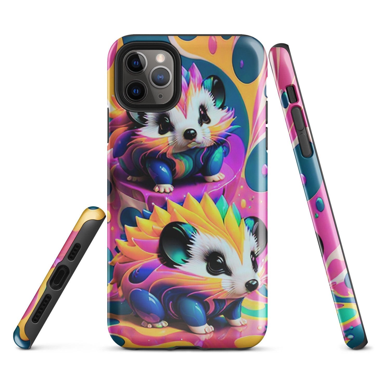 Tough Case for iPhone®, Hedgehog Phone case, Iphone cute case, Cute phone case, animal phone case, phone case animal design, adorable phone