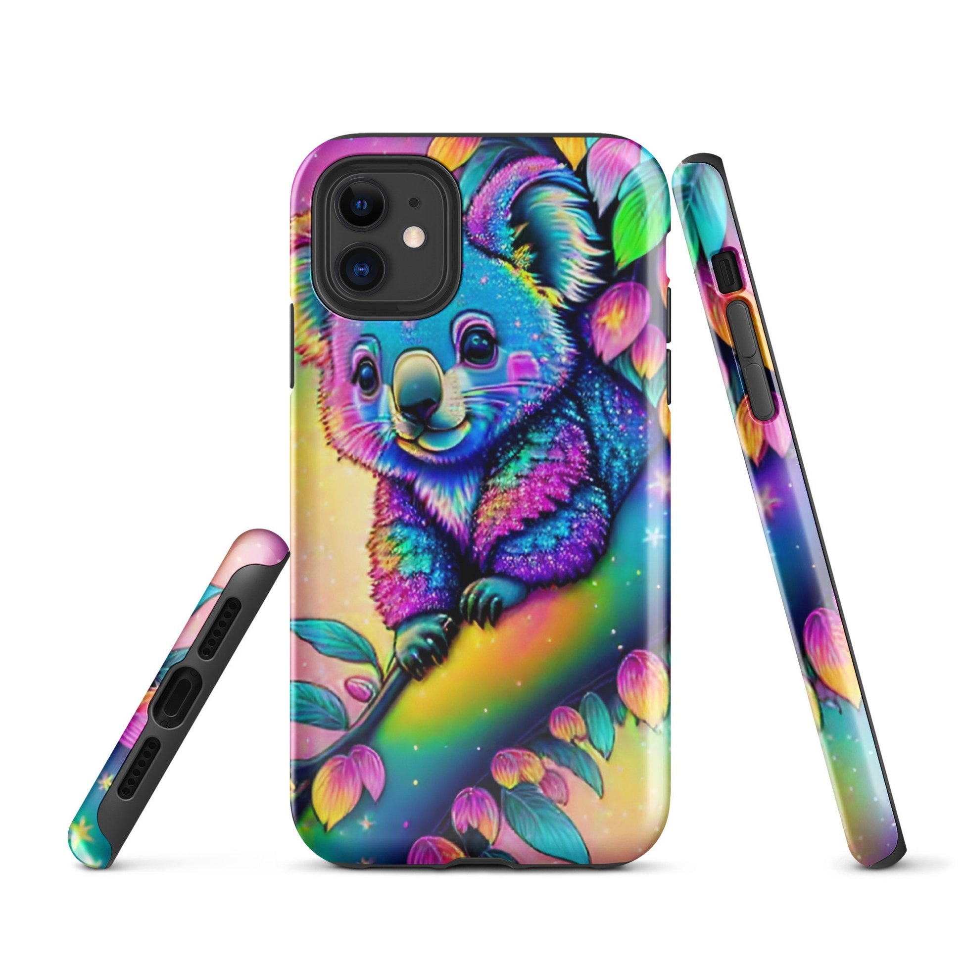 Tough Case for iPhone®, koala bear phone case, animal phone case, cute phone case, art phone case, girls phone case, iphone 14, iphone 13,