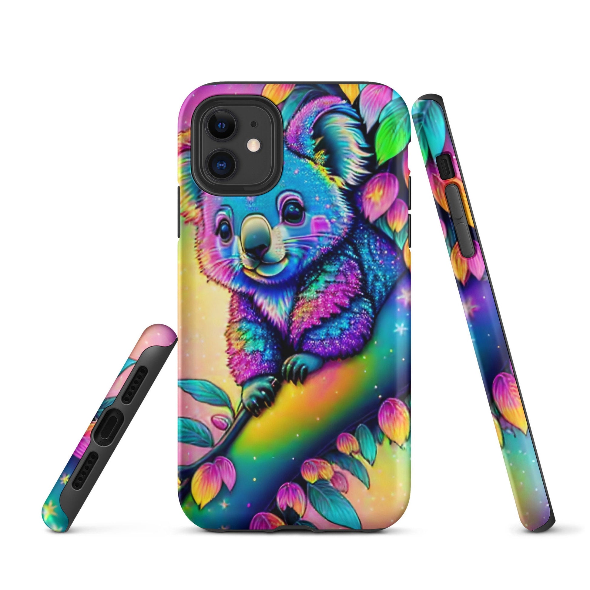 Tough Case for iPhone®, koala bear phone case, animal phone case, cute phone case, art phone case, girls phone case, iphone 14, iphone 13,