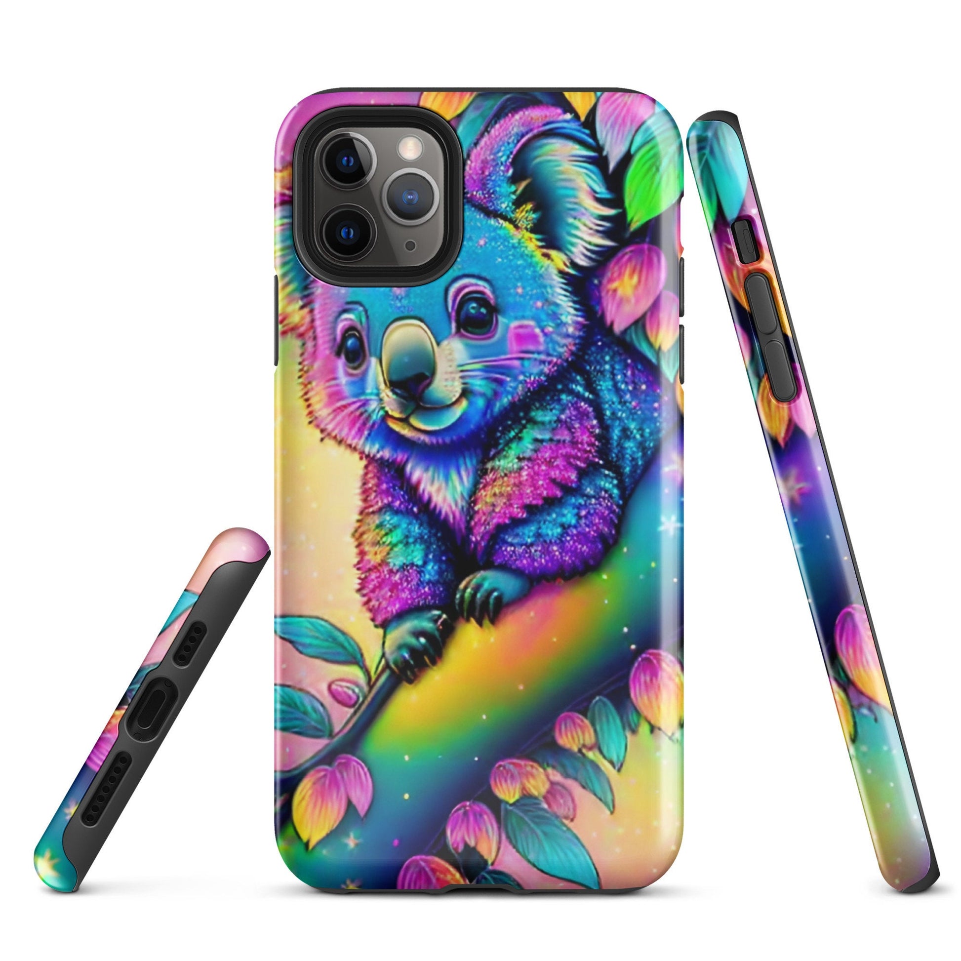 Tough Case for iPhone®, koala bear phone case, animal phone case, cute phone case, art phone case, girls phone case, iphone 14, iphone 13,