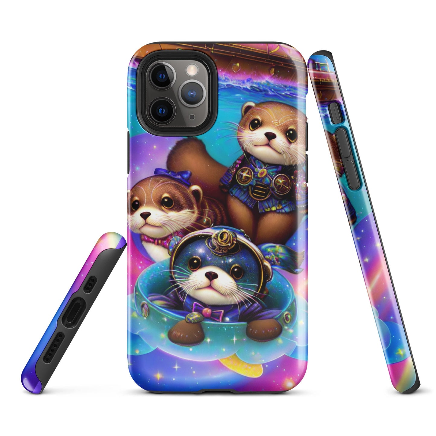 Tough Case for iPhone®, Sea otter case, Animal phone case, Cute Girls phone case, iphone 14, iphone 13, iphone 12, iphone cell phone case