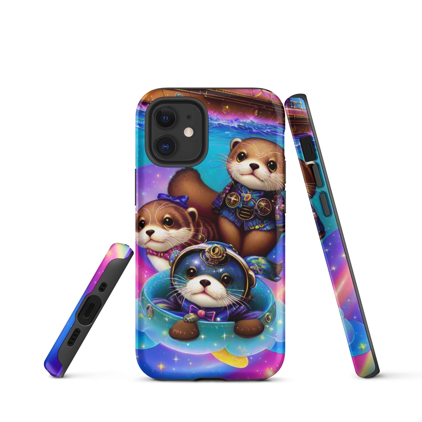 Tough Case for iPhone®, Sea otter case, Animal phone case, Cute Girls phone case, iphone 14, iphone 13, iphone 12, iphone cell phone case