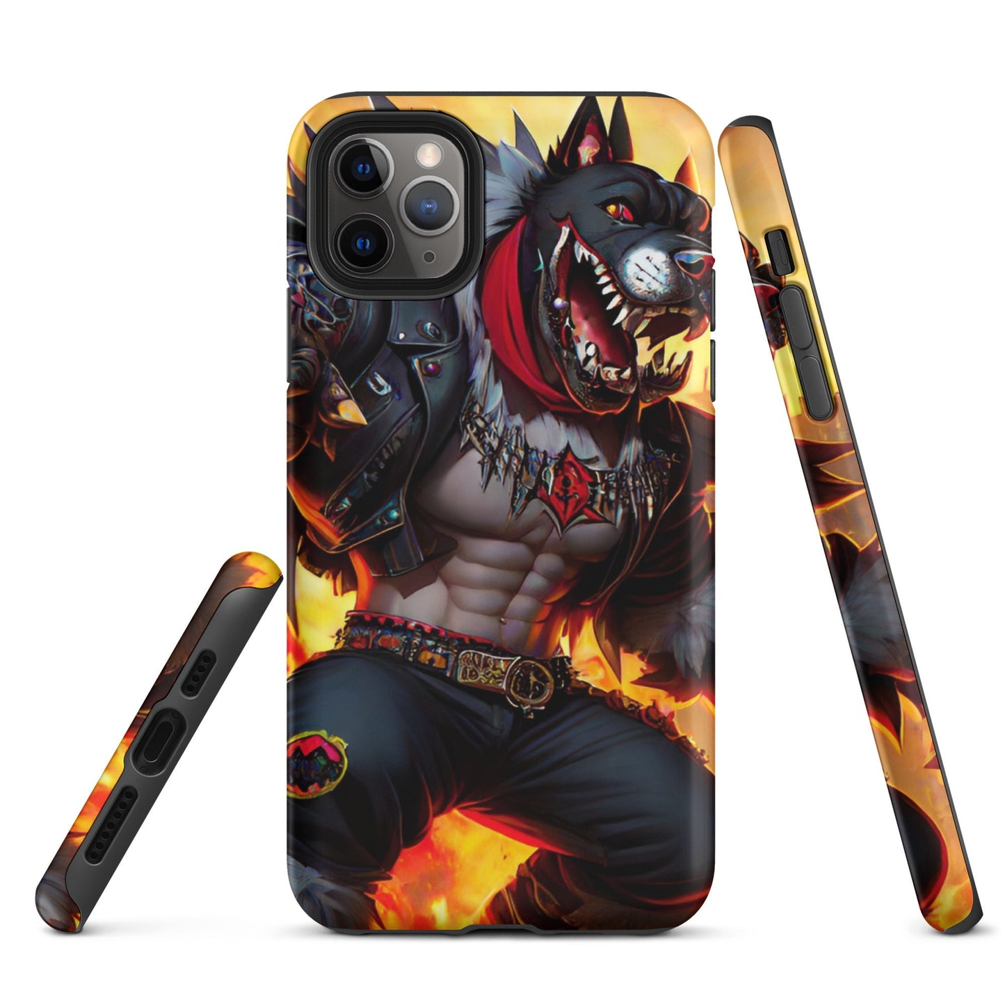 Tough Case for iPhone®, Dog Phone Case, Animated phone case, Cool phone case, Men&#39;s phone case, comic phone case, iphone cell phone cover