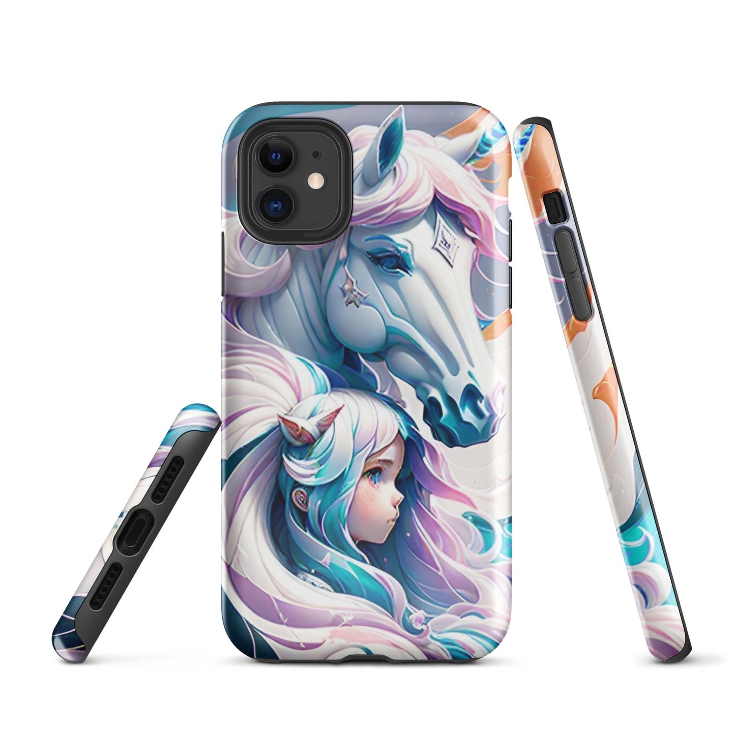 Tough Case for iPhone®, Unicorn Phone case, Anime phone Case , animal phone case, iphone case, art phone case, iphone 14, iphone 13, Iphone