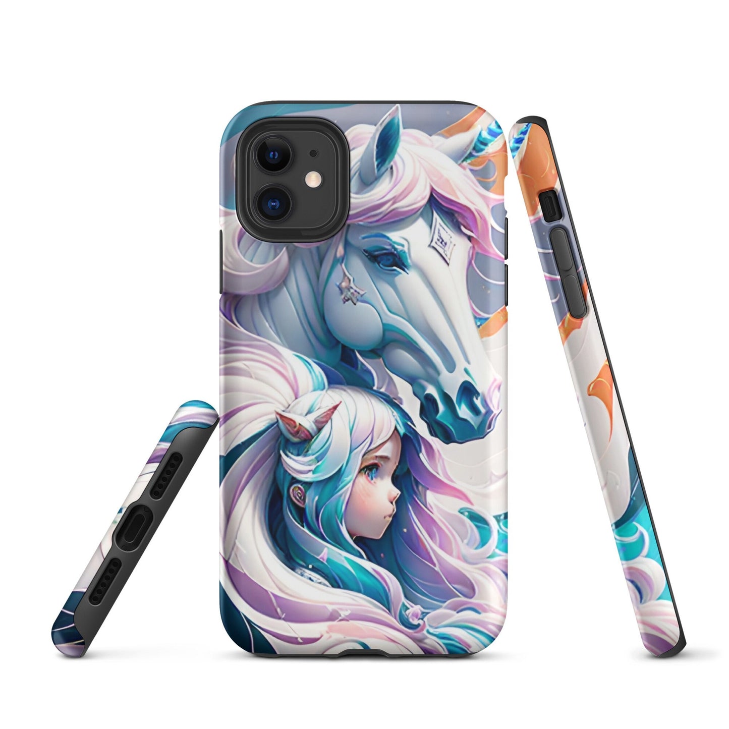 Tough Case for iPhone®, Unicorn Phone case, Anime phone Case , animal phone case, iphone case, art phone case, iphone 14, iphone 13, Iphone