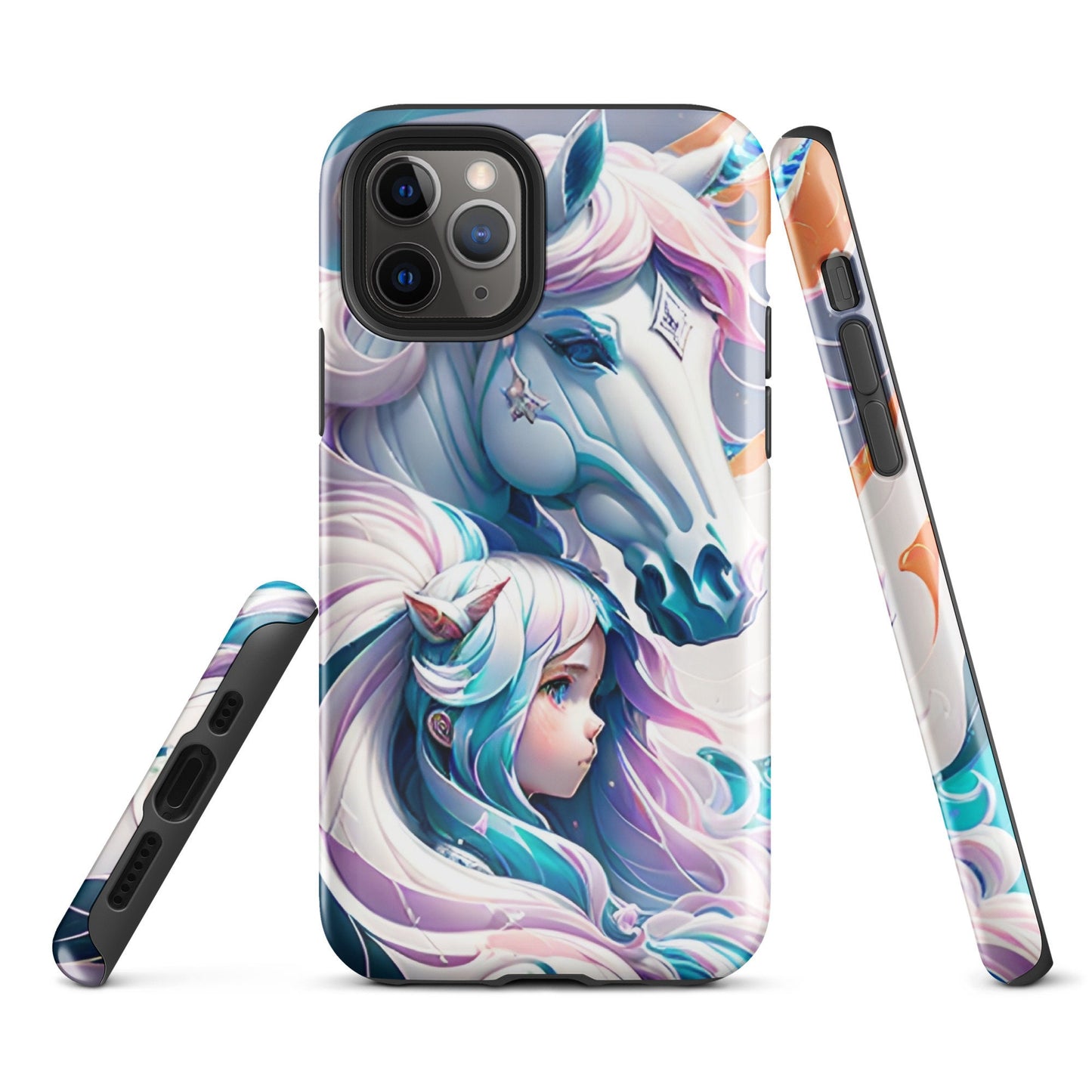 Tough Case for iPhone®, Unicorn Phone case, Anime phone Case , animal phone case, iphone case, art phone case, iphone 14, iphone 13, Iphone