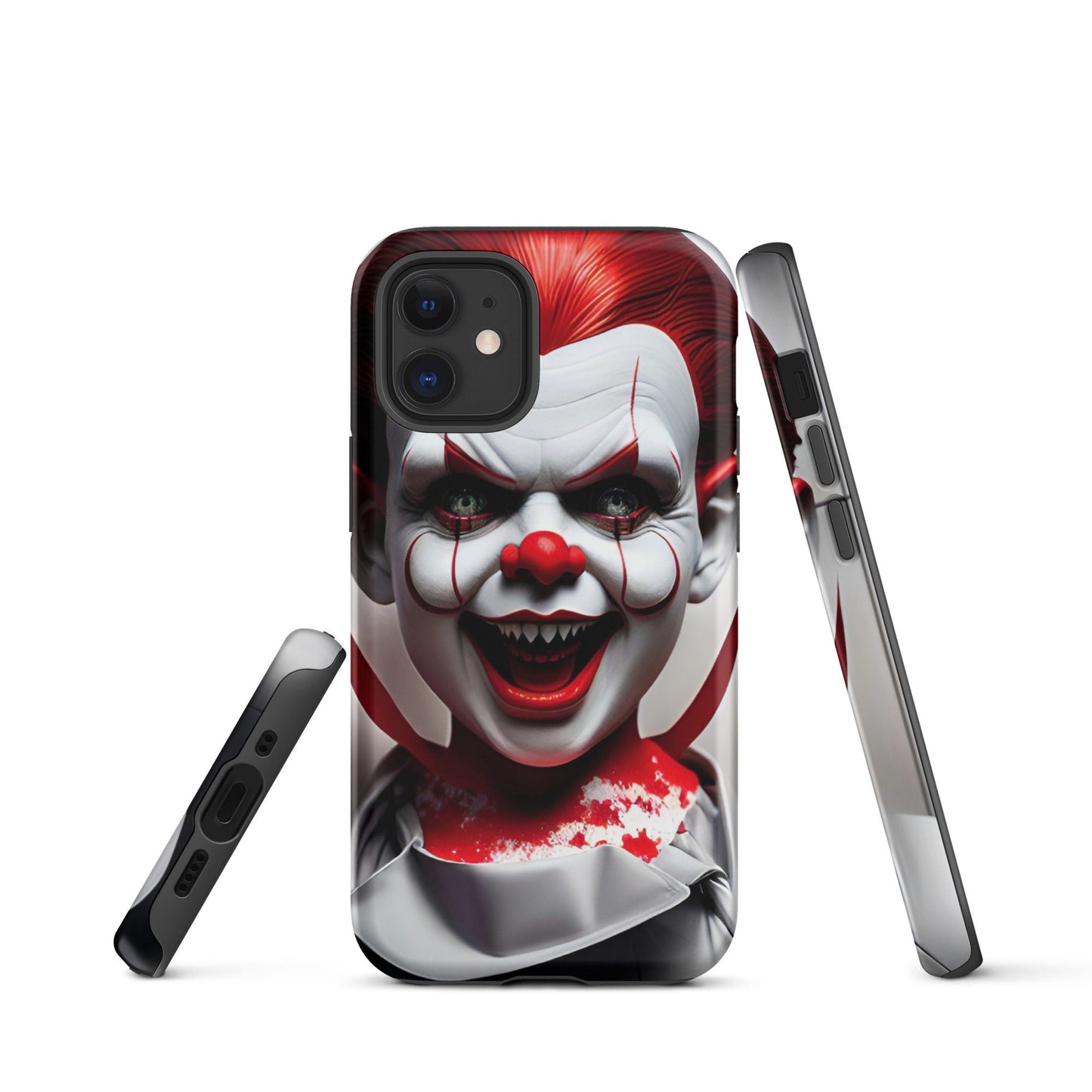Tough Case for iPhone®, Scaru phone case, Clown phone case, Horror phone case, iphone 14, iphone 13, iphone 12, iphone graphic