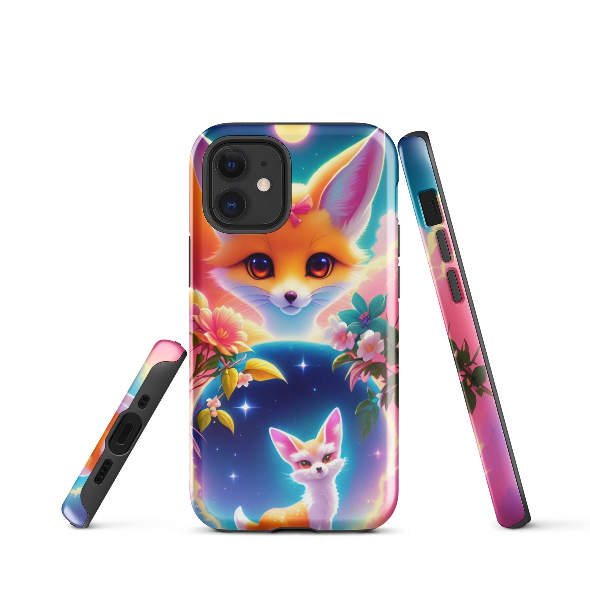 Tough Case for iPhone®, Fox phone case, Cute phone case, Animal phone case, iphone cover, iphone 14, iphone 13, iphone 12, art phone case,