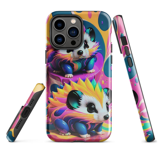Tough Case for iPhone®, Hedgehog Phone case, Iphone cute case, Cute phone case, animal phone case, phone case animal design, adorable phone