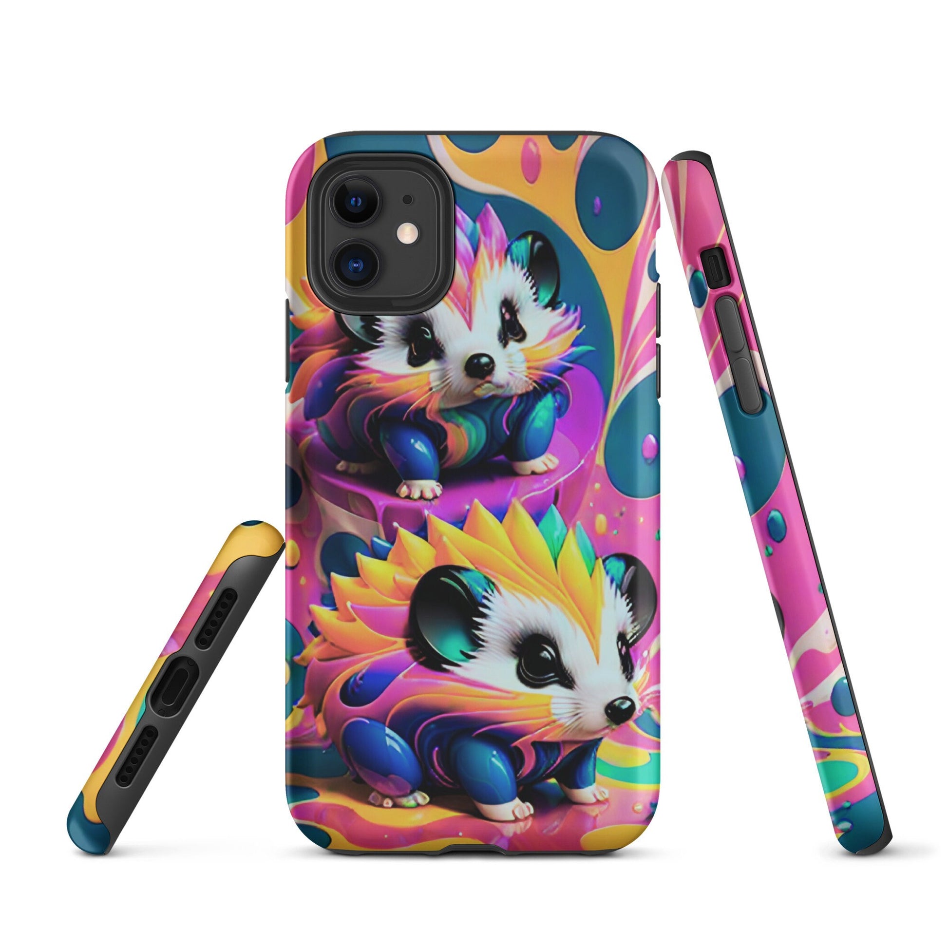Tough Case for iPhone®, Hedgehog Phone case, Iphone cute case, Cute phone case, animal phone case, phone case animal design, adorable phone
