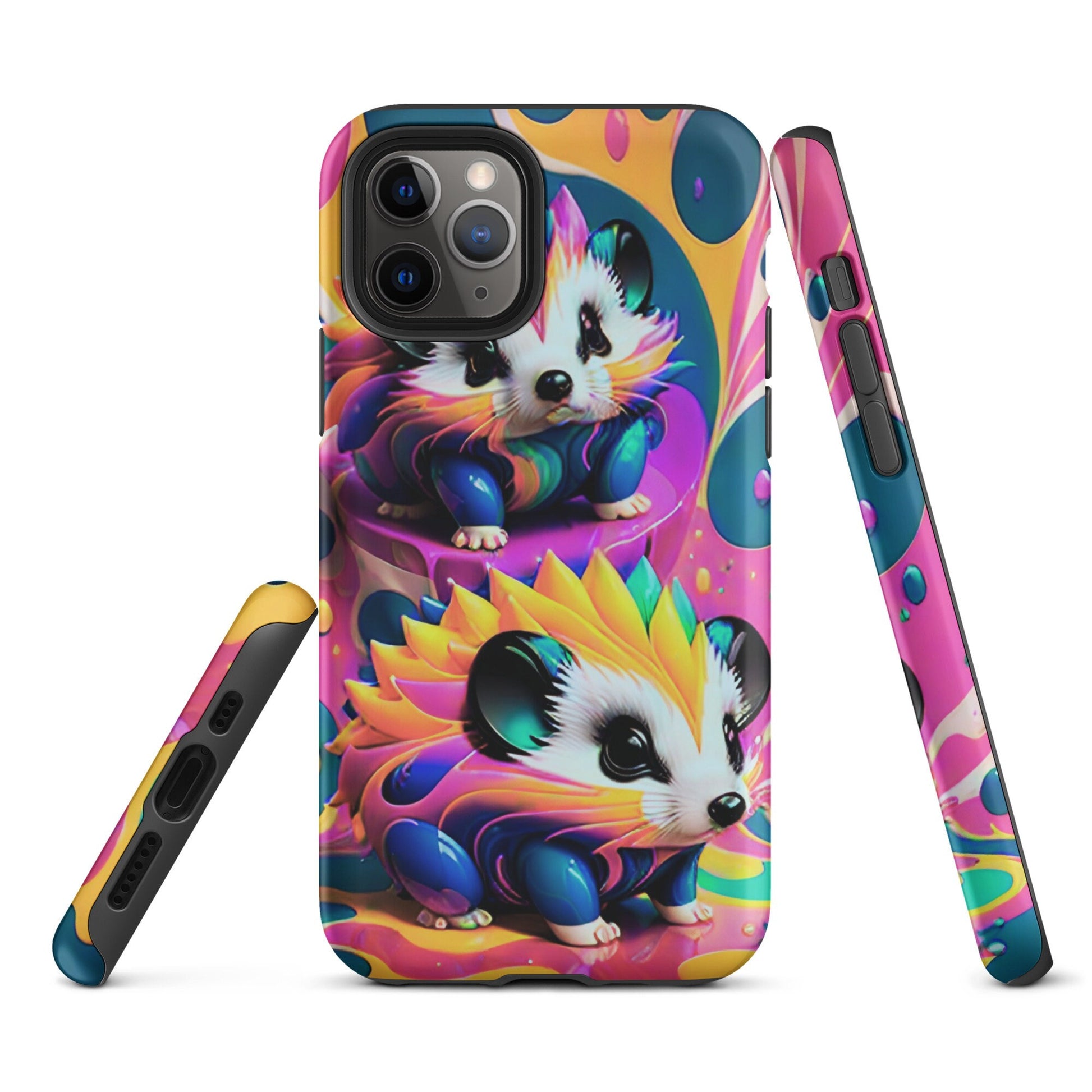 Tough Case for iPhone®, Hedgehog Phone case, Iphone cute case, Cute phone case, animal phone case, phone case animal design, adorable phone