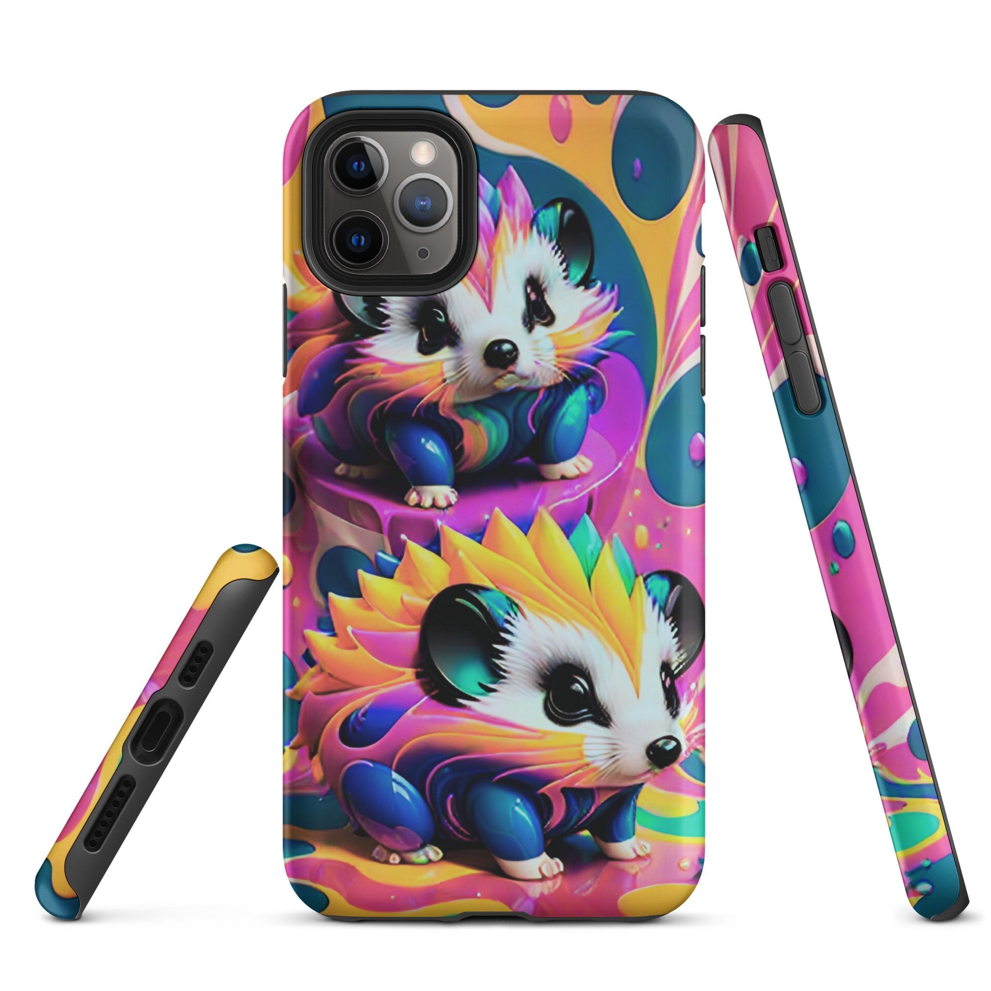 Tough Case for iPhone®, Hedgehog Phone case, Iphone cute case, Cute phone case, animal phone case, phone case animal design, adorable phone