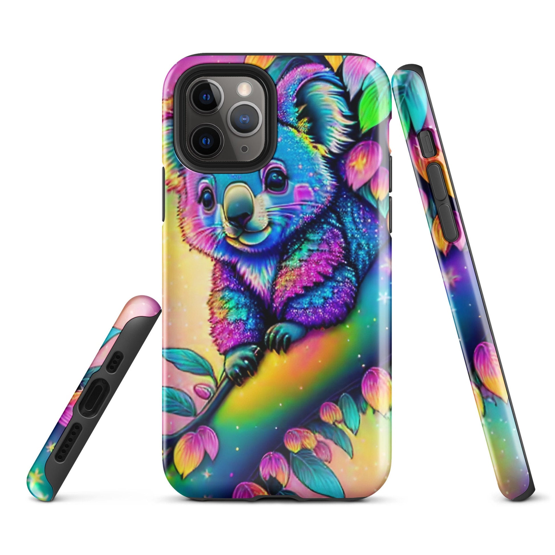 Tough Case for iPhone®, koala bear phone case, animal phone case, cute phone case, art phone case, girls phone case, iphone 14, iphone 13,