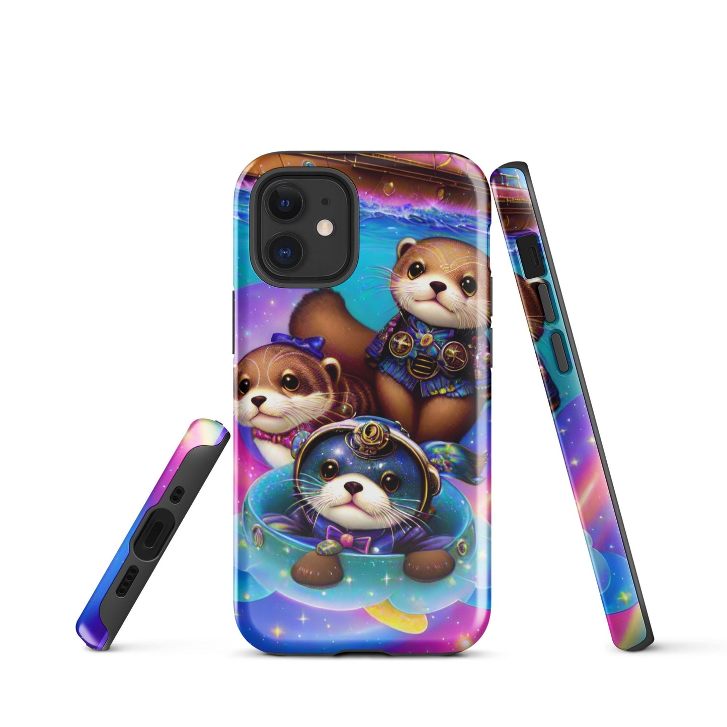 Tough Case for iPhone®, Sea otter case, Animal phone case, Cute Girls phone case, iphone 14, iphone 13, iphone 12, iphone cell phone case