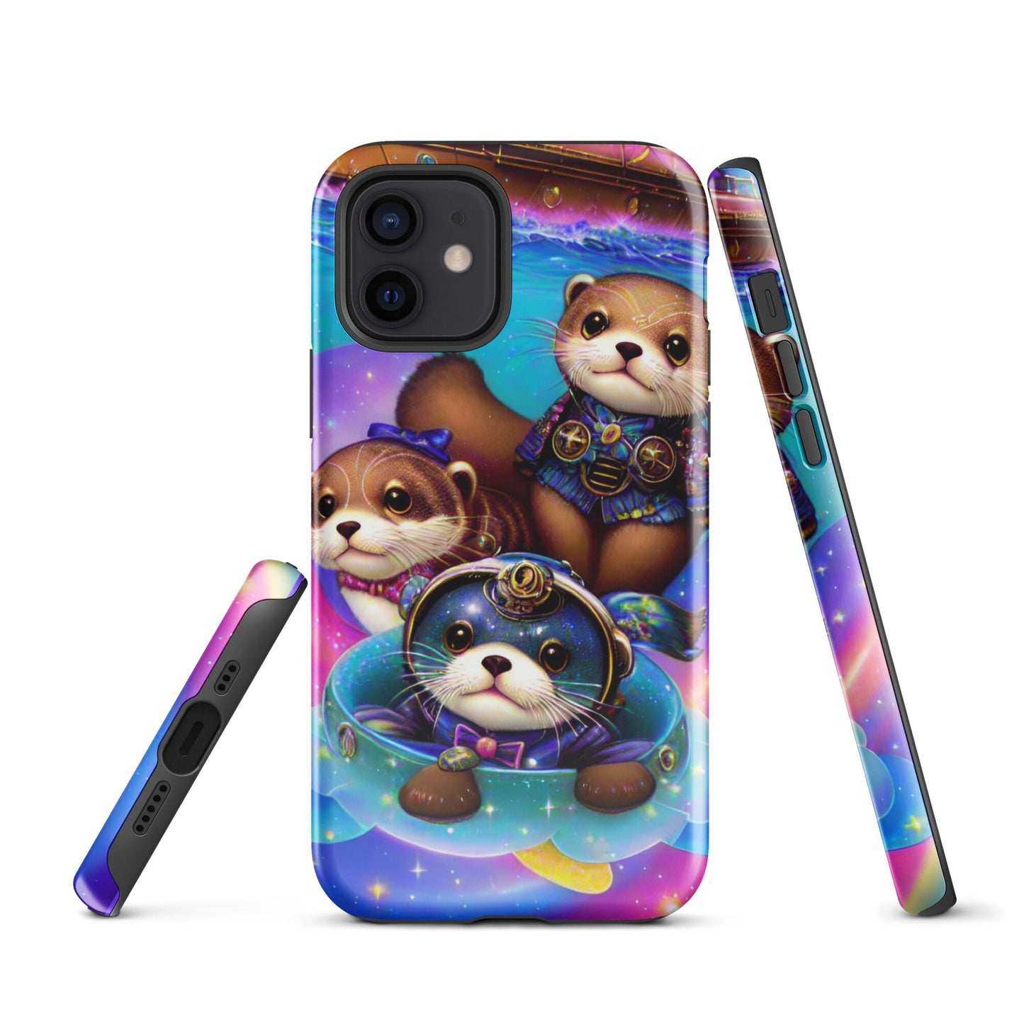 Tough Case for iPhone®, Sea otter case, Animal phone case, Cute Girls phone case, iphone 14, iphone 13, iphone 12, iphone cell phone case