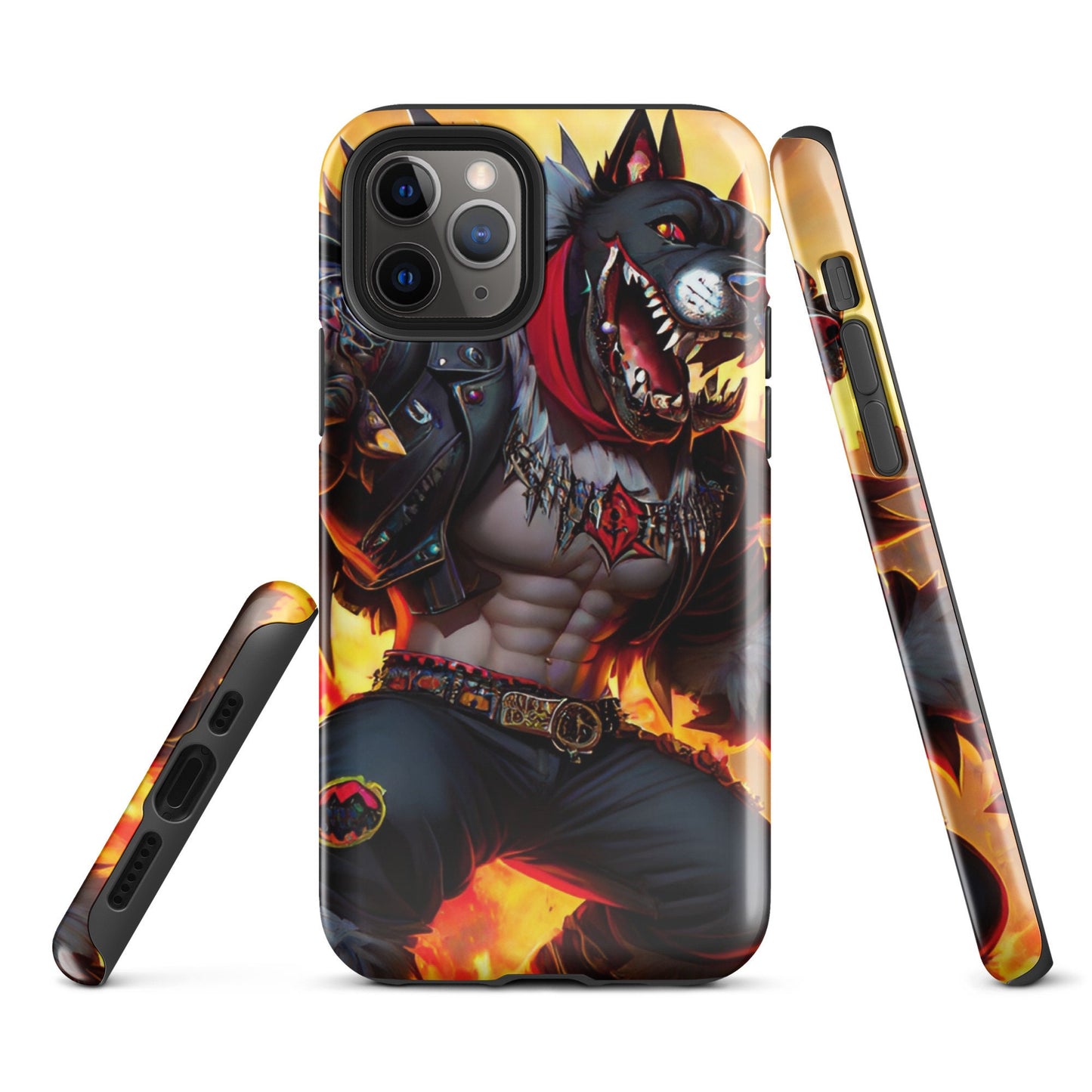 Tough Case for iPhone®, Dog Phone Case, Animated phone case, Cool phone case, Men&#39;s phone case, comic phone case, iphone cell phone cover