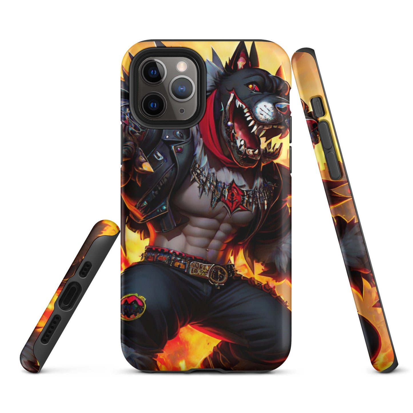 Tough Case for iPhone®, Dog Phone Case, Animated phone case, Cool phone case, Men&#39;s phone case, comic phone case, iphone cell phone cover