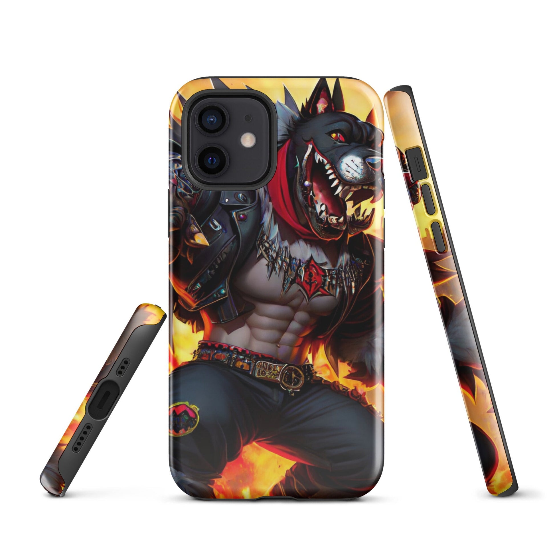 Tough Case for iPhone®, Dog Phone Case, Animated phone case, Cool phone case, Men&#39;s phone case, comic phone case, iphone cell phone cover