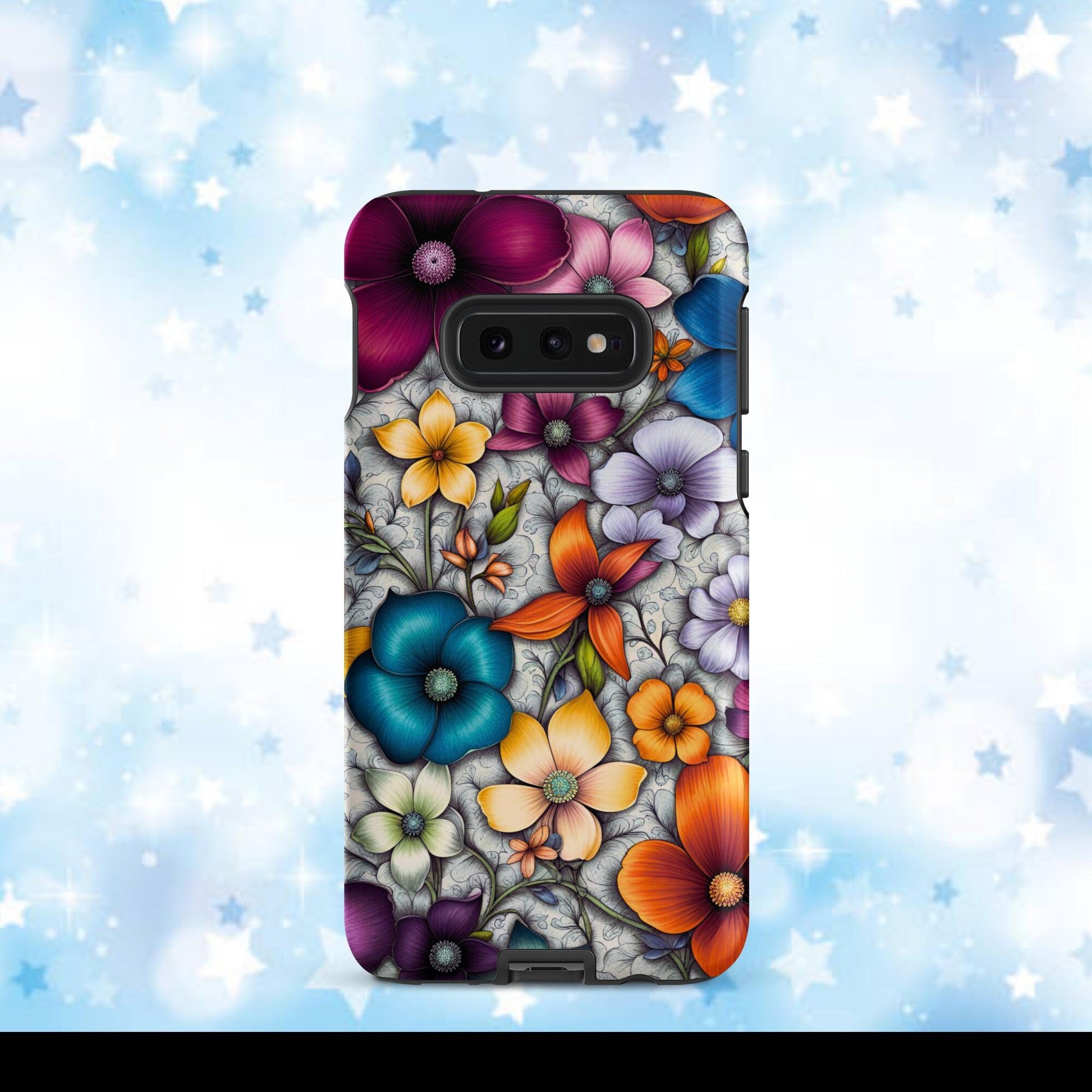 Women&#39;s cell phone case, Flower phone case, Girls phone case, halloween case, Tough case for Samsung®