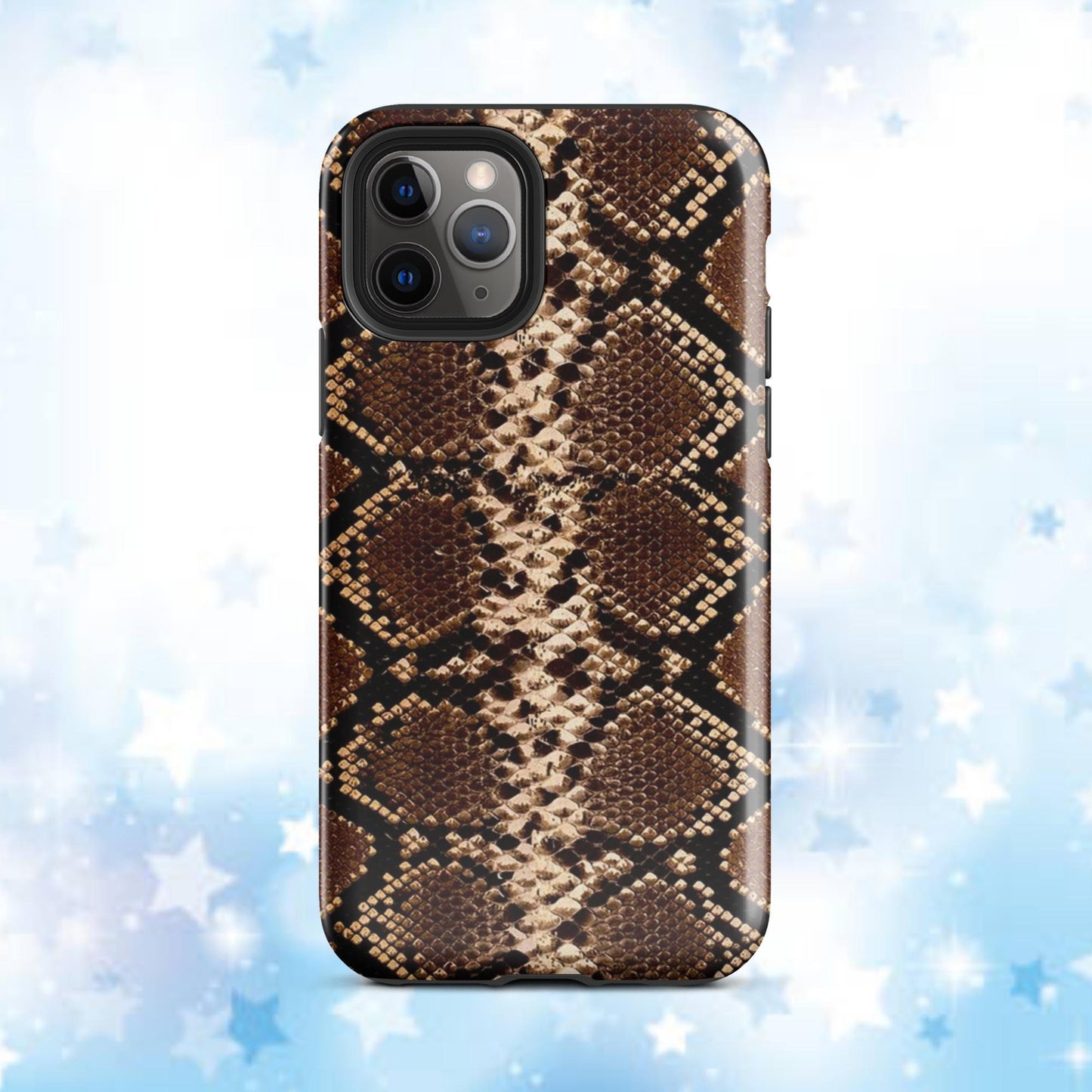Tough Case for iPhone®, fall phone case, snakeskin phone case, iphone 15, phone case, womens phone case