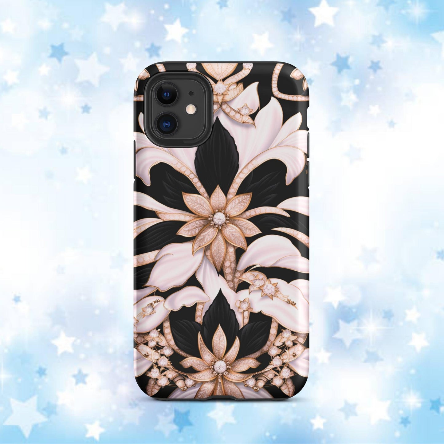 Tough Case for iPhone®, Popular womens phone case, iphone 15 case, flower phone cover, designer phone case,