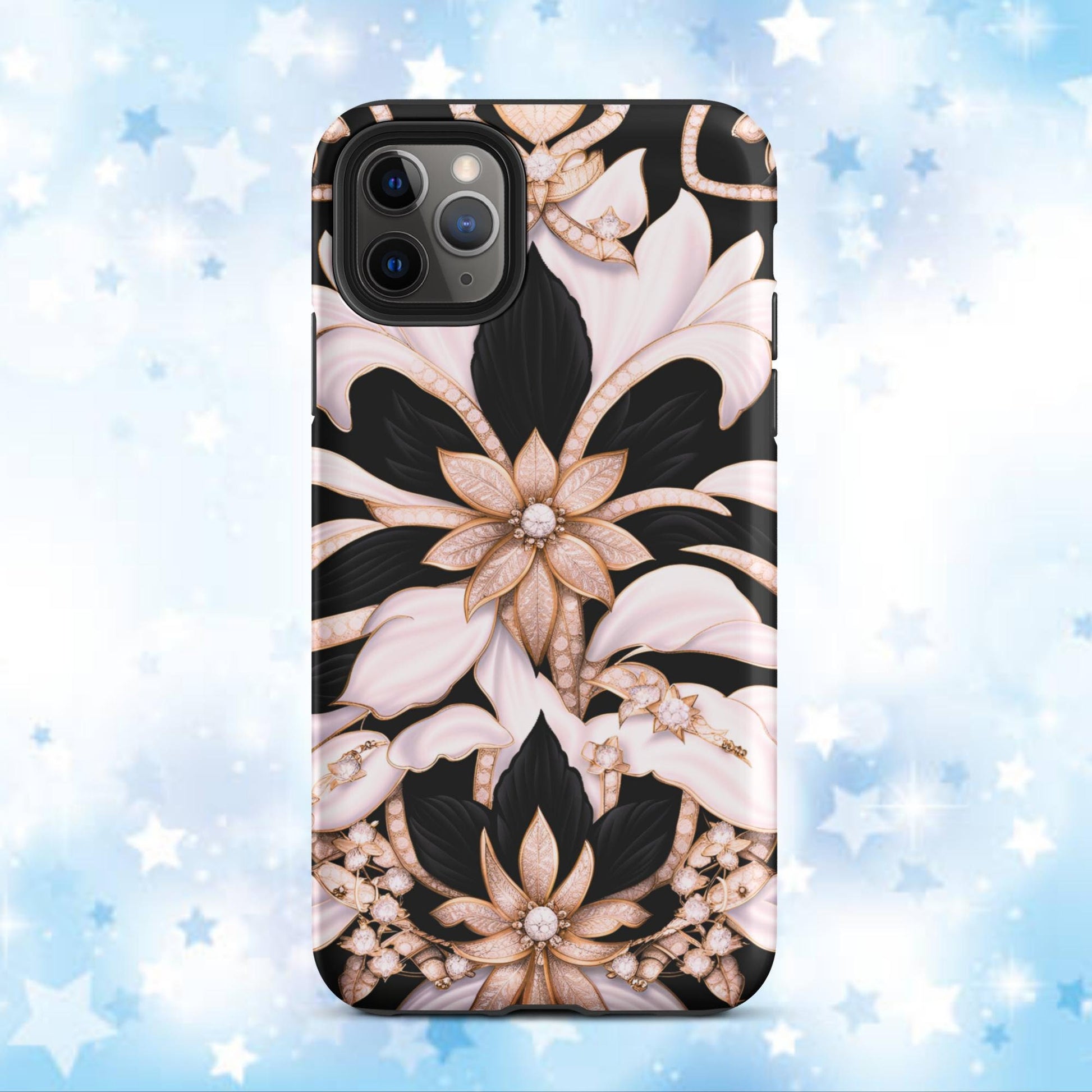 Tough Case for iPhone®, Popular womens phone case, iphone 15 case, flower phone cover, designer phone case,