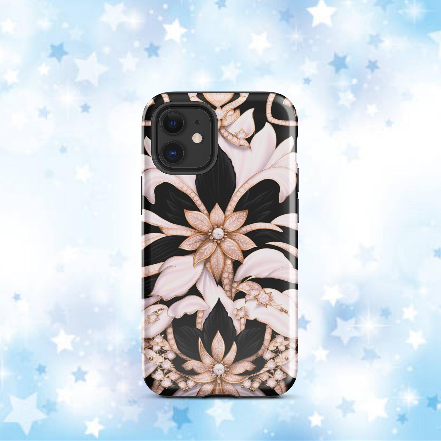 Tough Case for iPhone®, Popular womens phone case, iphone 15 case, flower phone cover, designer phone case,