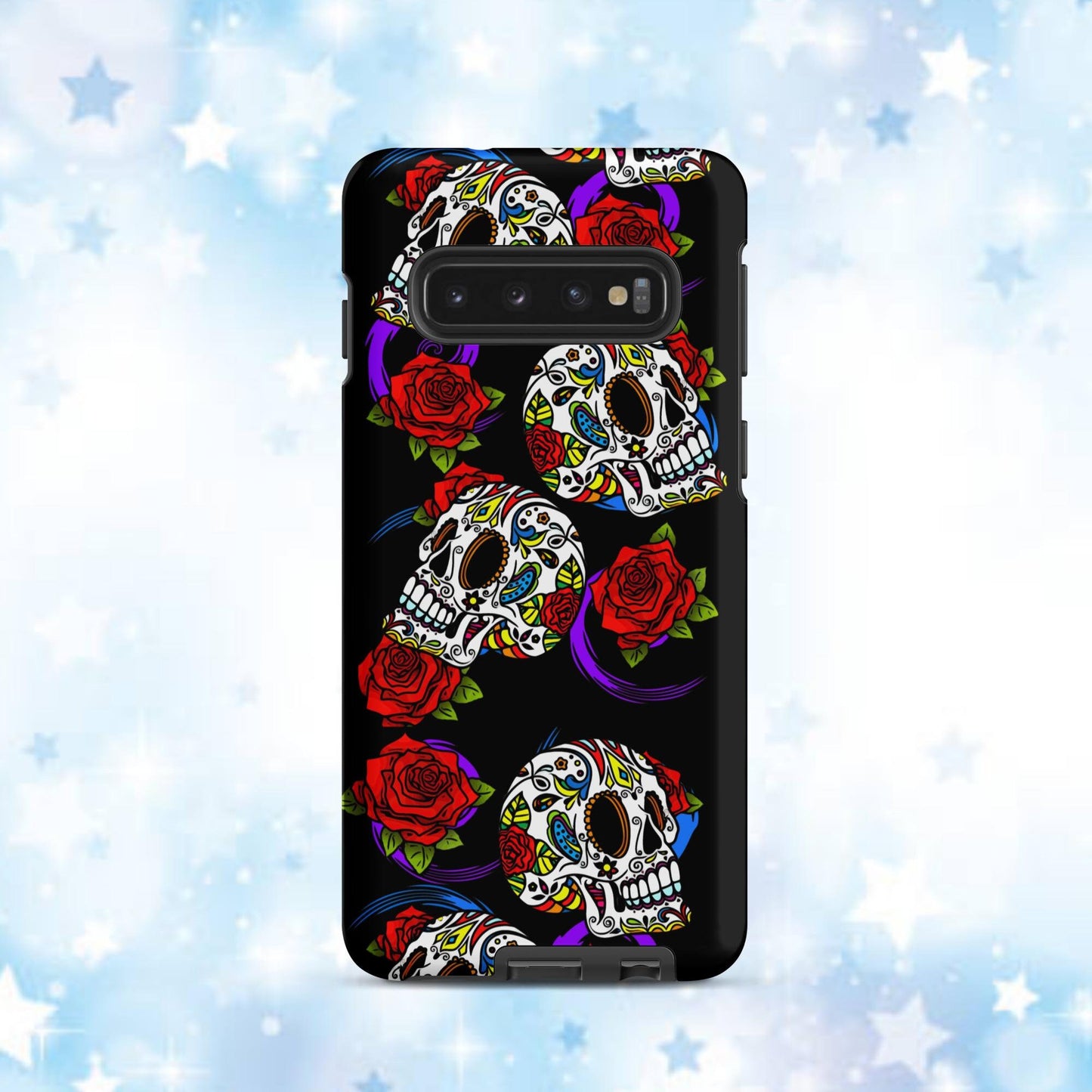 Tough case for Samsung®, Samsung cell phone case for her, Cell phone case for her, Halloween phone case, skeleton phone case, skull phone