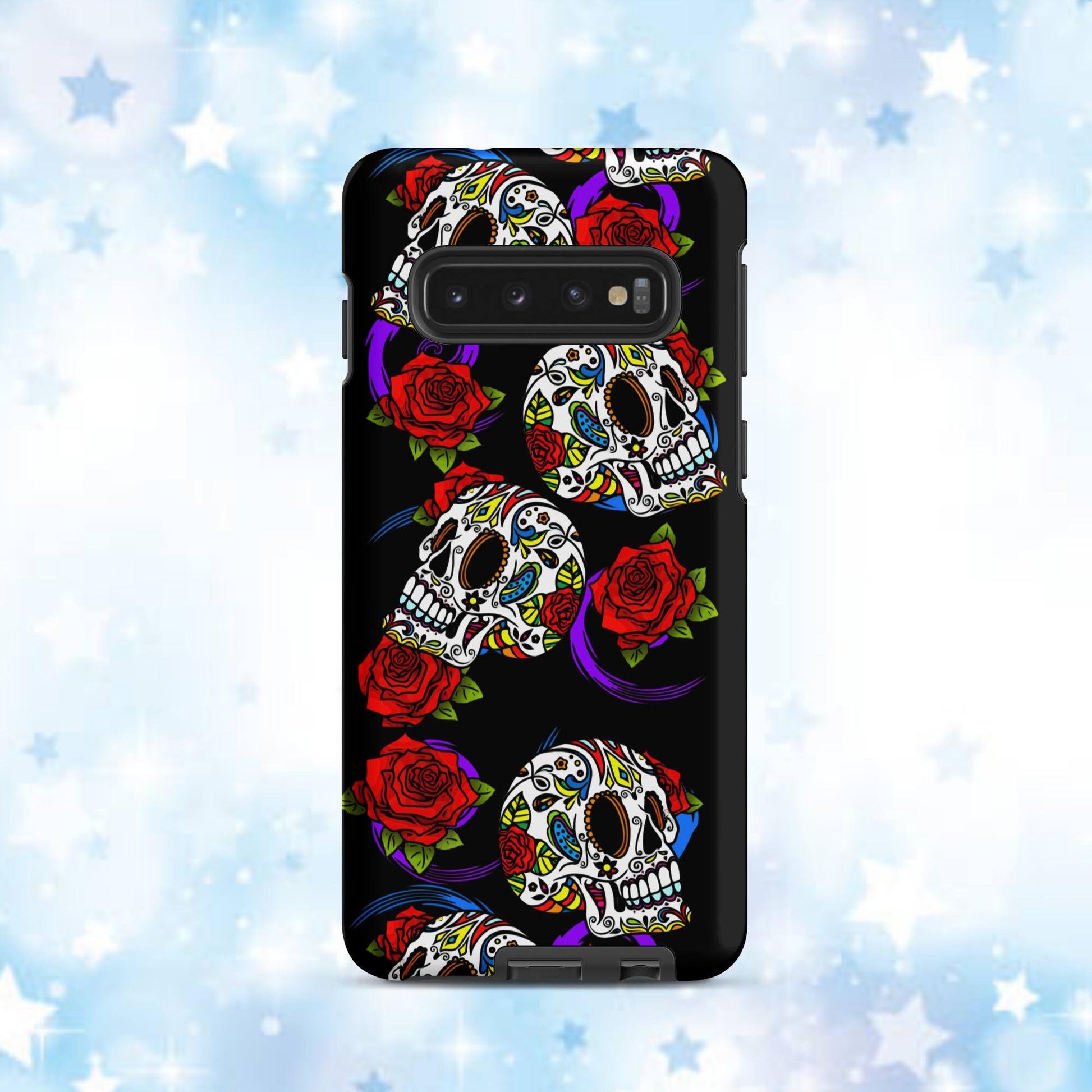 Tough case for Samsung®, Samsung cell phone case for her, Cell phone case for her, Halloween phone case, skeleton phone case, skull phone