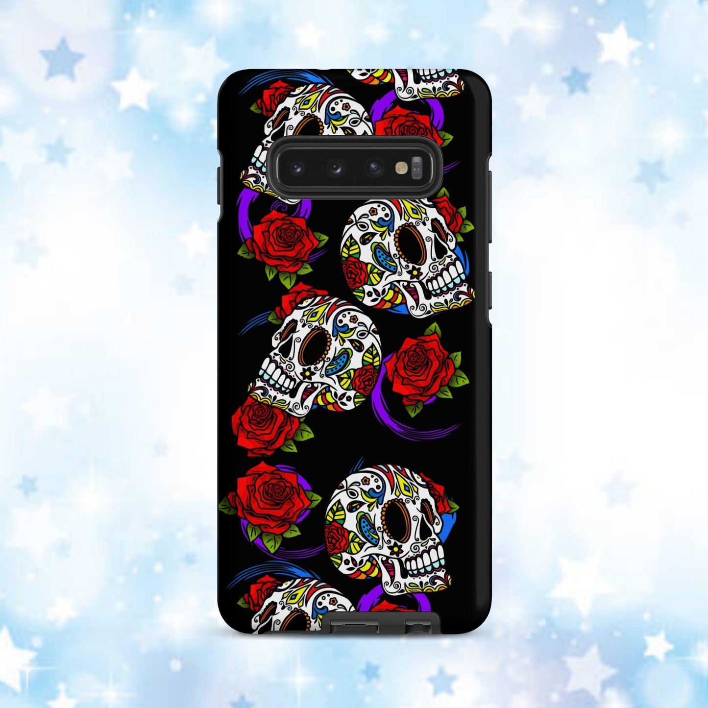 Tough case for Samsung®, Samsung cell phone case for her, Cell phone case for her, Halloween phone case, skeleton phone case, skull phone