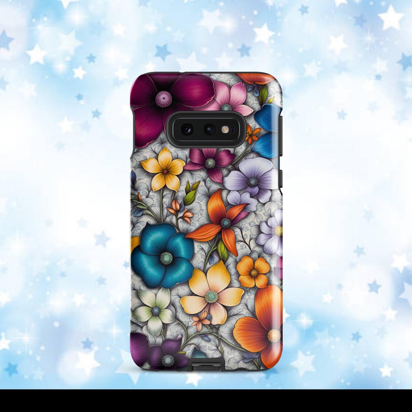 Women&#39;s cell phone case, Flower phone case, Girls phone case, halloween case, Tough case for Samsung®