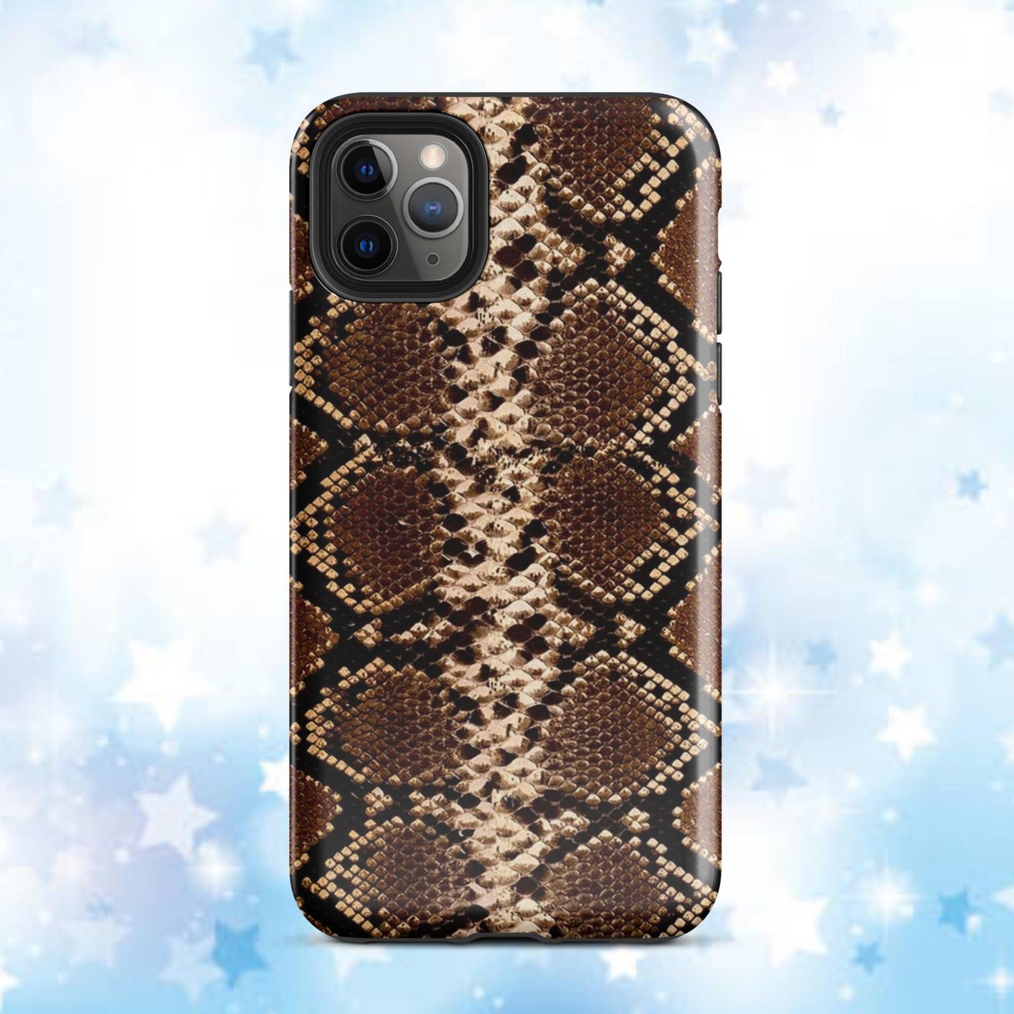 Tough Case for iPhone®, fall phone case, snakeskin phone case, iphone 15, phone case, womens phone case