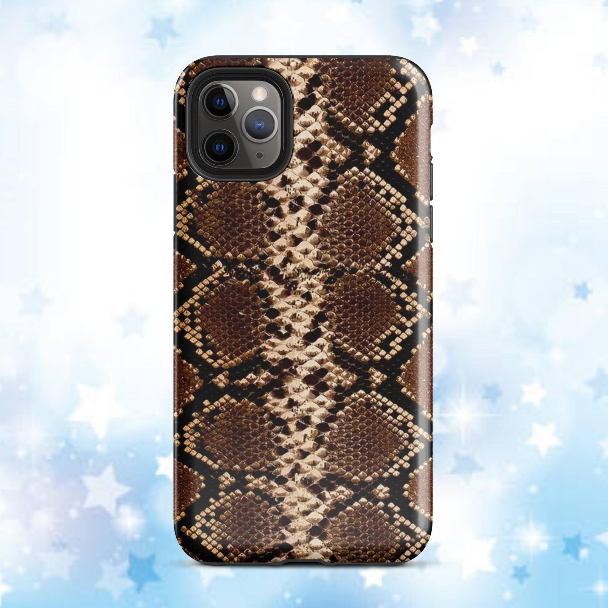 Tough Case for iPhone®, fall phone case, snakeskin phone case, iphone 15, phone case, womens phone case