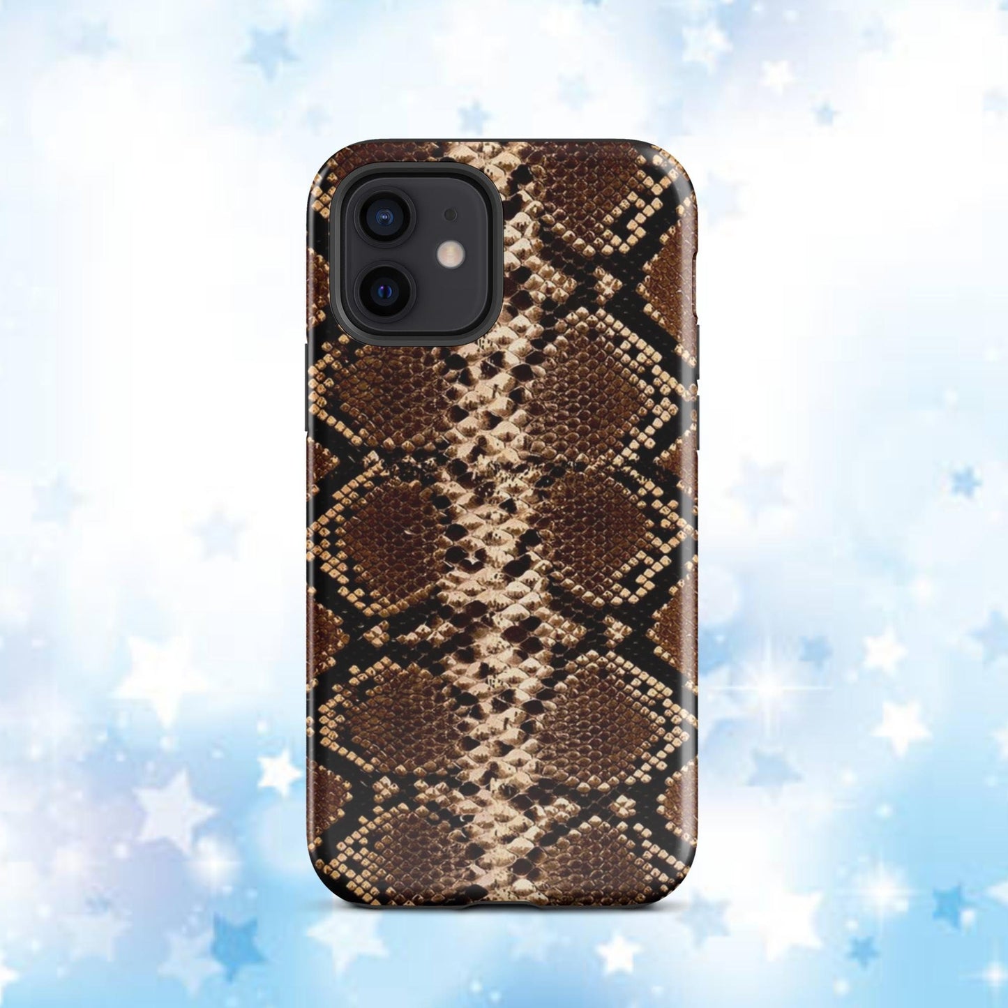 Tough Case for iPhone®, fall phone case, snakeskin phone case, iphone 15, phone case, womens phone case