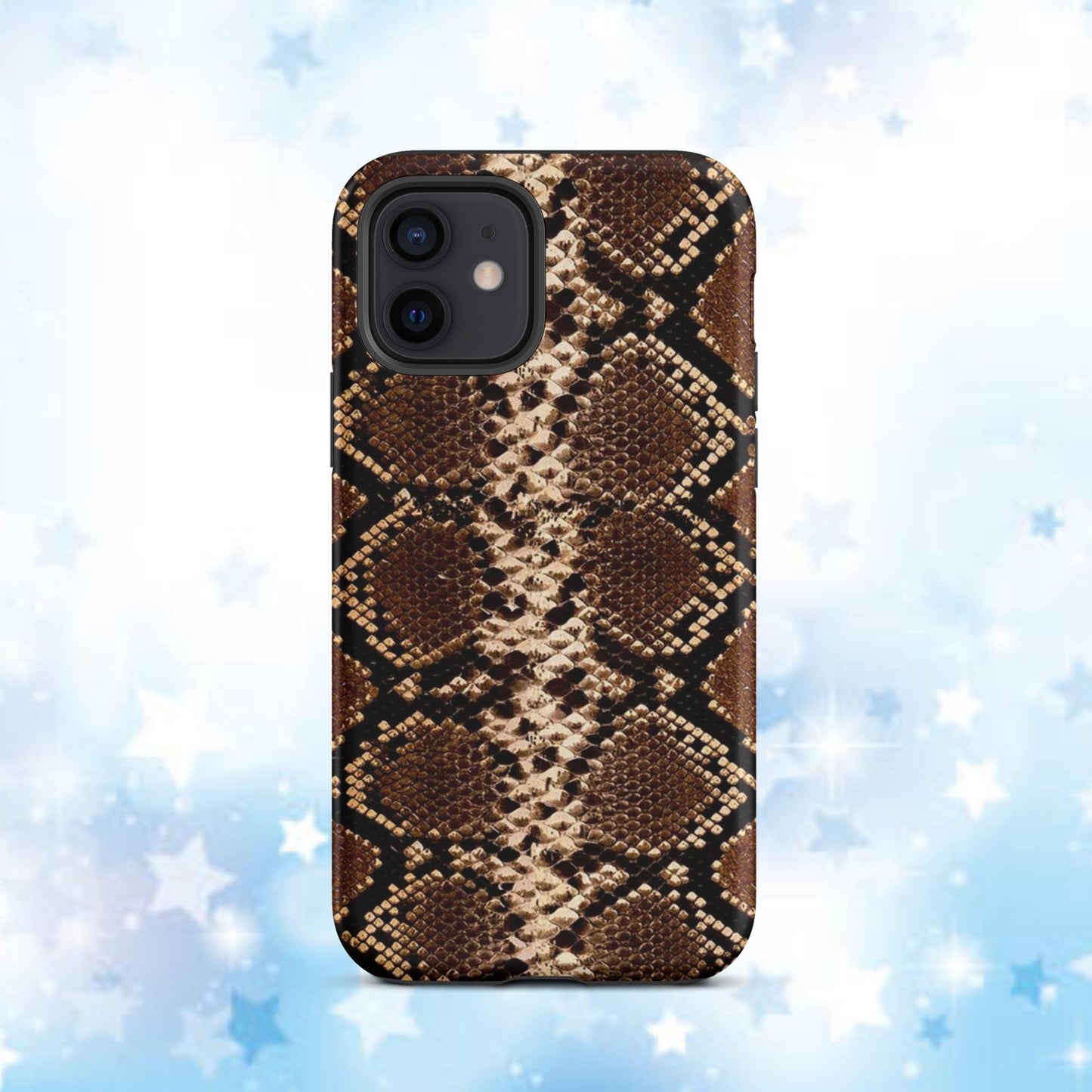 Tough Case for iPhone®, fall phone case, snakeskin phone case, iphone 15, phone case, womens phone case