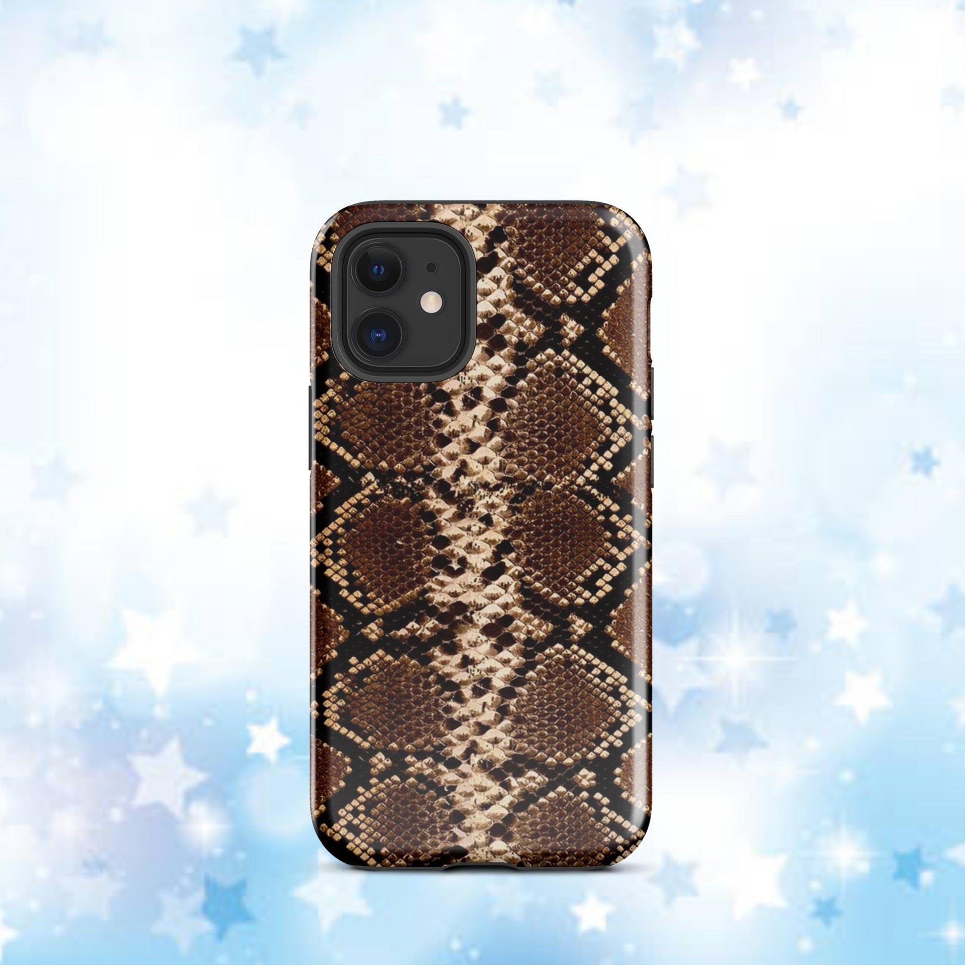 Tough Case for iPhone®, fall phone case, snakeskin phone case, iphone 15, phone case, womens phone case