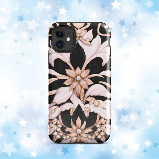 Tough Case for iPhone®, Popular womens phone case, iphone 15 case, flower phone cover, designer phone case,