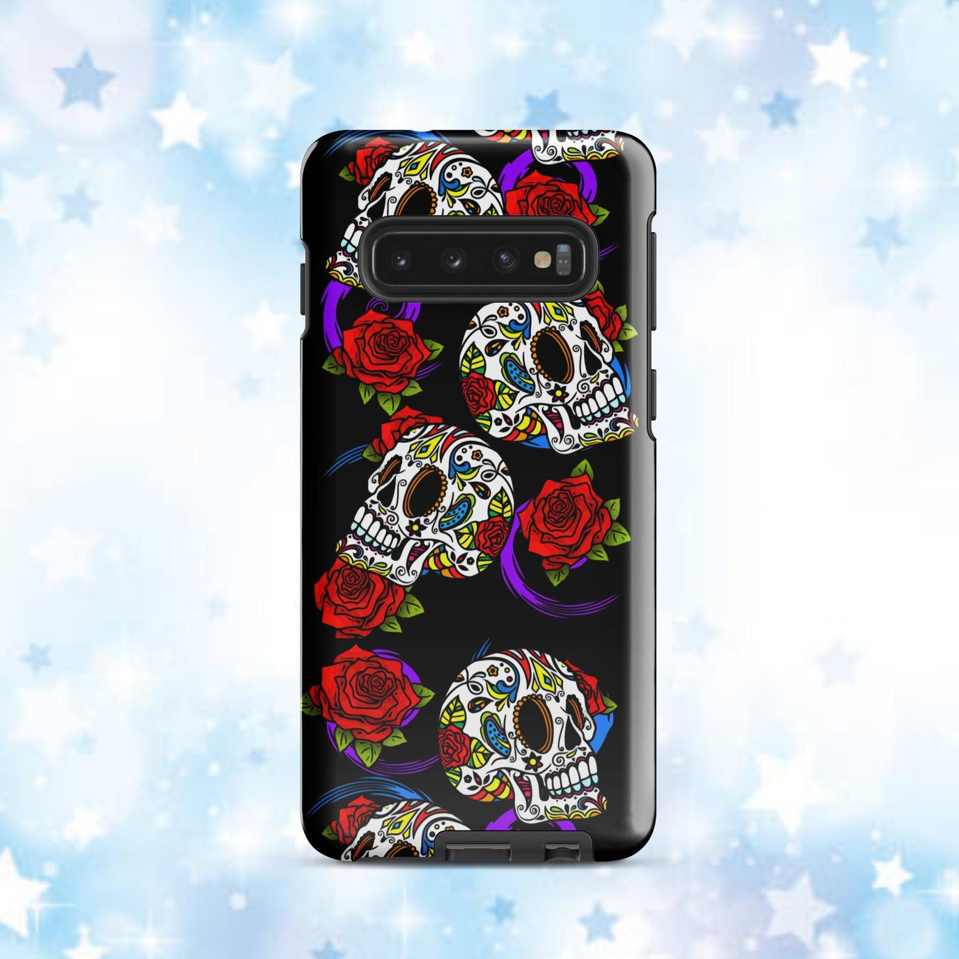 Tough case for Samsung®, Samsung cell phone case for her, Cell phone case for her, Halloween phone case, skeleton phone case, skull phone