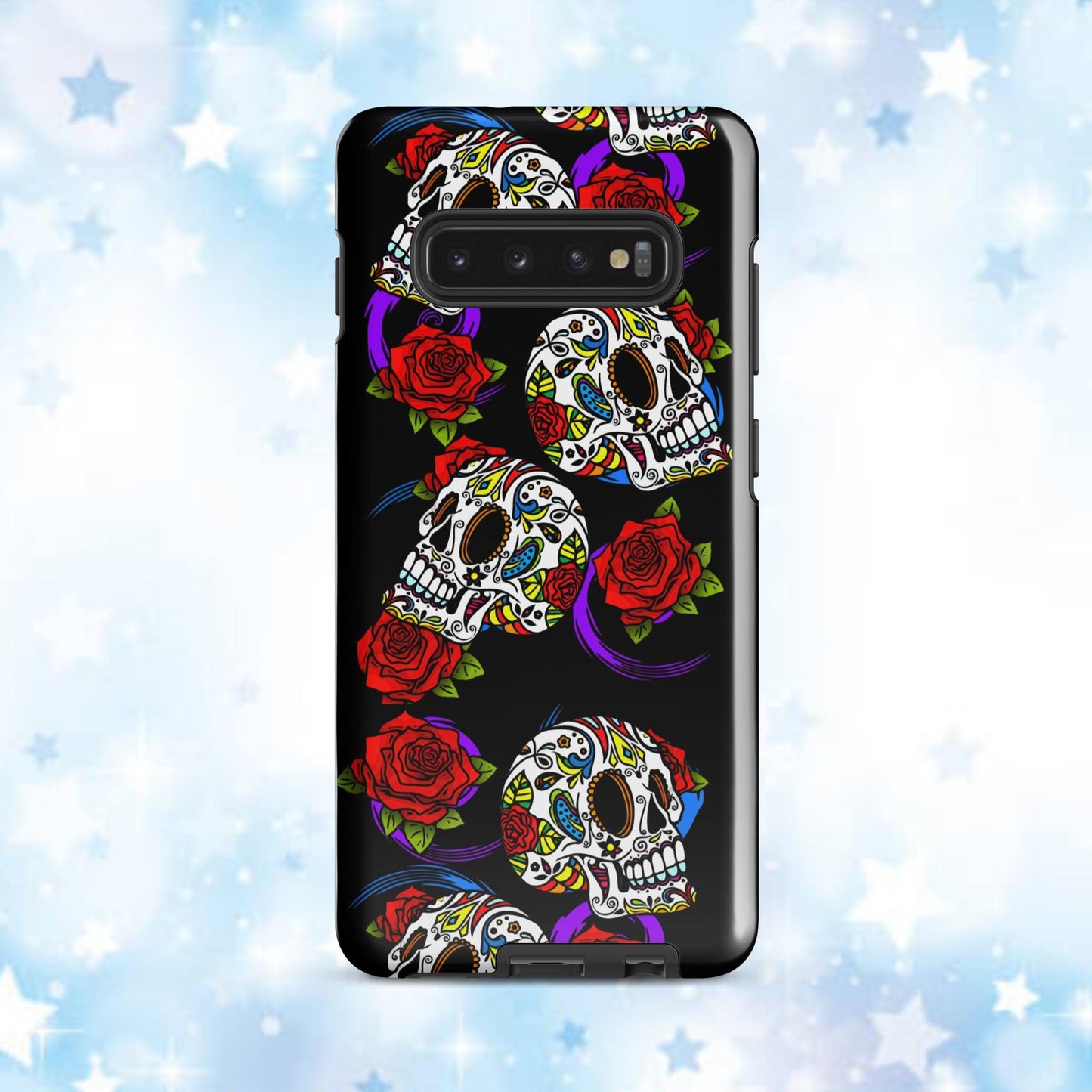 Tough case for Samsung®, Samsung cell phone case for her, Cell phone case for her, Halloween phone case, skeleton phone case, skull phone