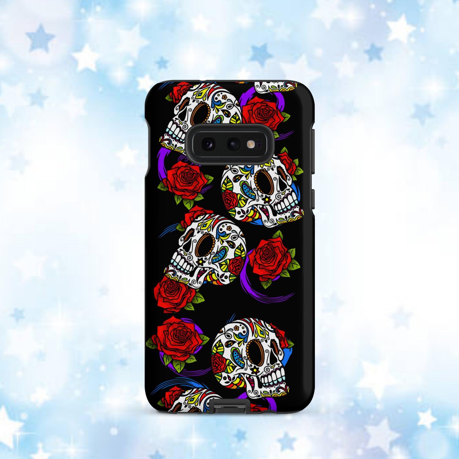 Tough case for Samsung®, Samsung cell phone case for her, Cell phone case for her, Halloween phone case, skeleton phone case, skull phone