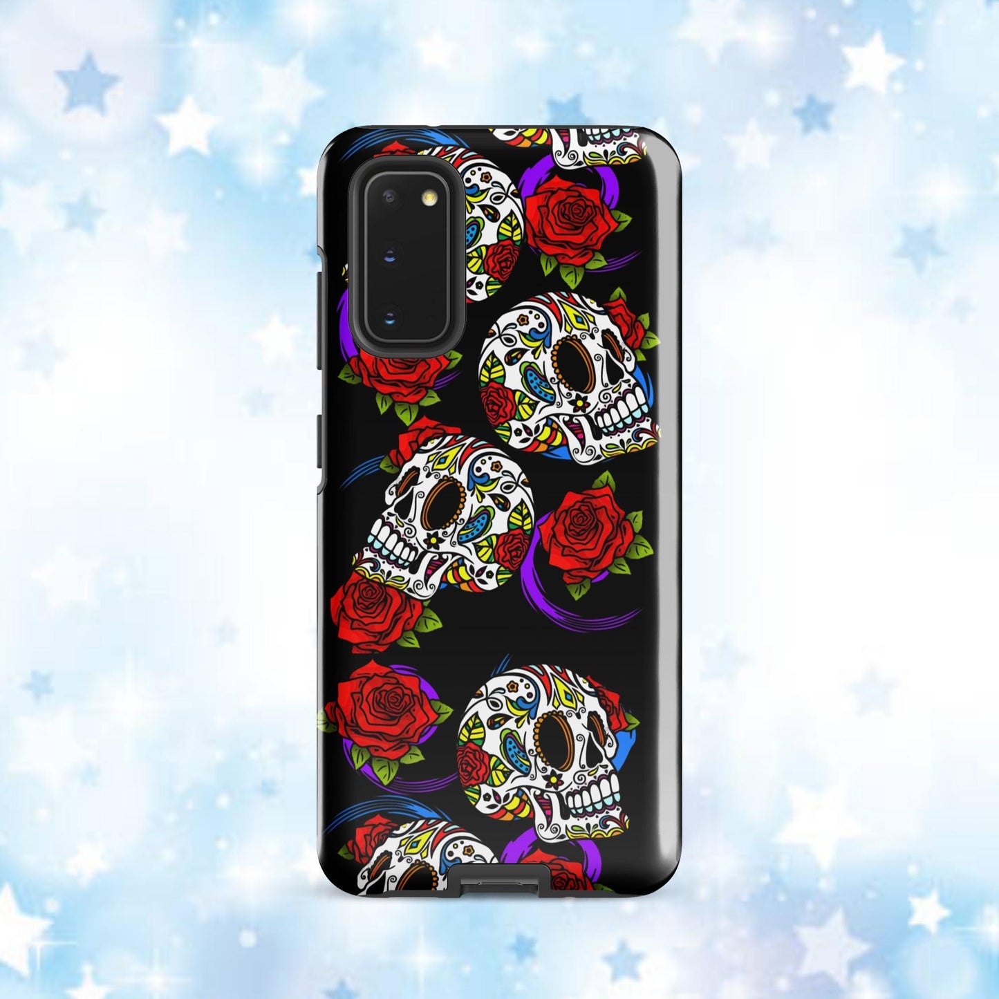 Tough case for Samsung®, Samsung cell phone case for her, Cell phone case for her, Halloween phone case, skeleton phone case, skull phone