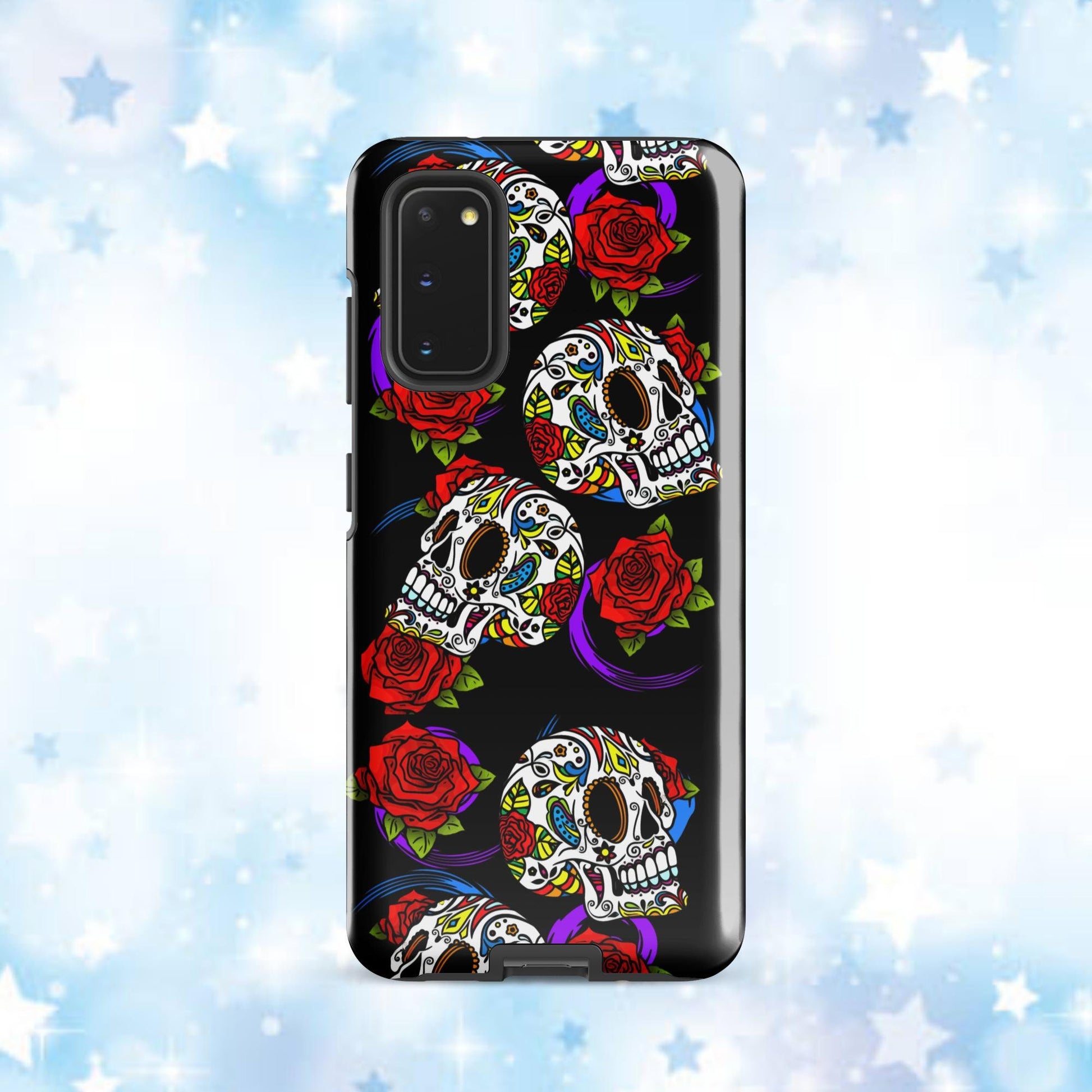 Tough case for Samsung®, Samsung cell phone case for her, Cell phone case for her, Halloween phone case, skeleton phone case, skull phone