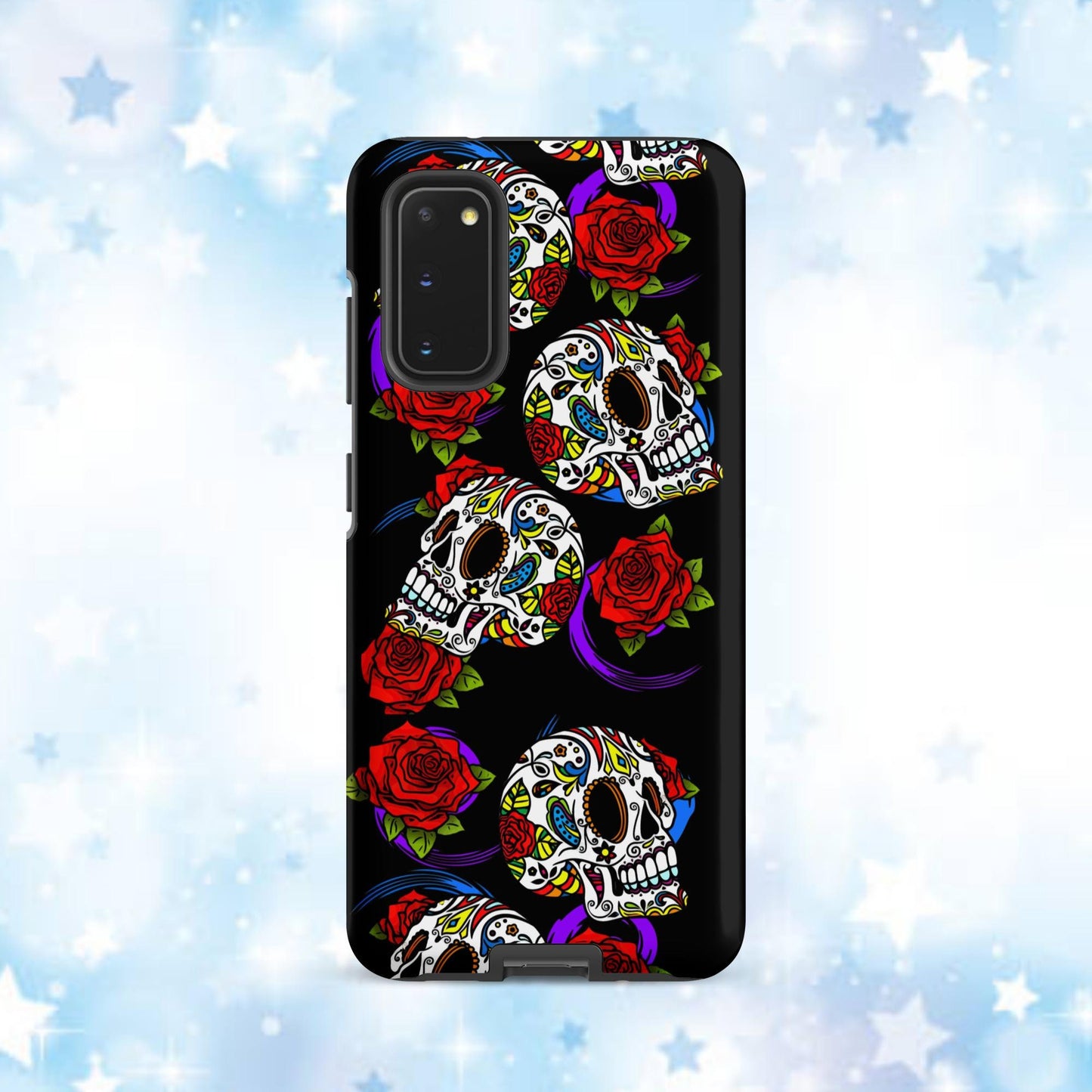 Tough case for Samsung®, Samsung cell phone case for her, Cell phone case for her, Halloween phone case, skeleton phone case, skull phone