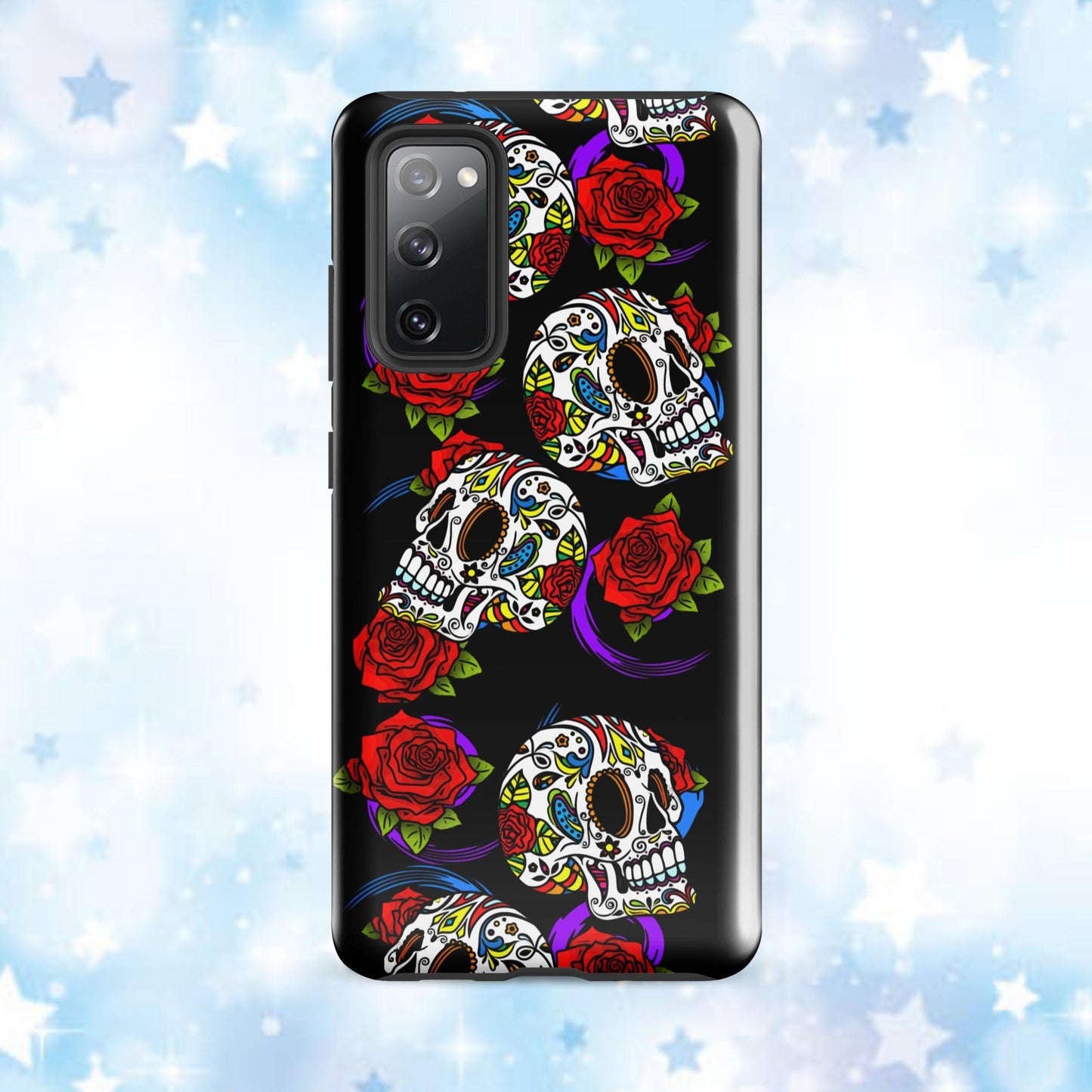 Tough case for Samsung®, Samsung cell phone case for her, Cell phone case for her, Halloween phone case, skeleton phone case, skull phone