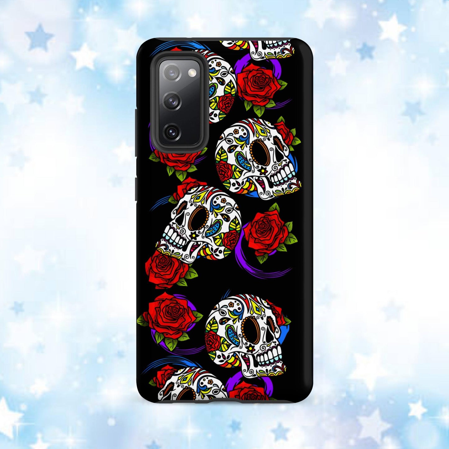 Tough case for Samsung®, Samsung cell phone case for her, Cell phone case for her, Halloween phone case, skeleton phone case, skull phone
