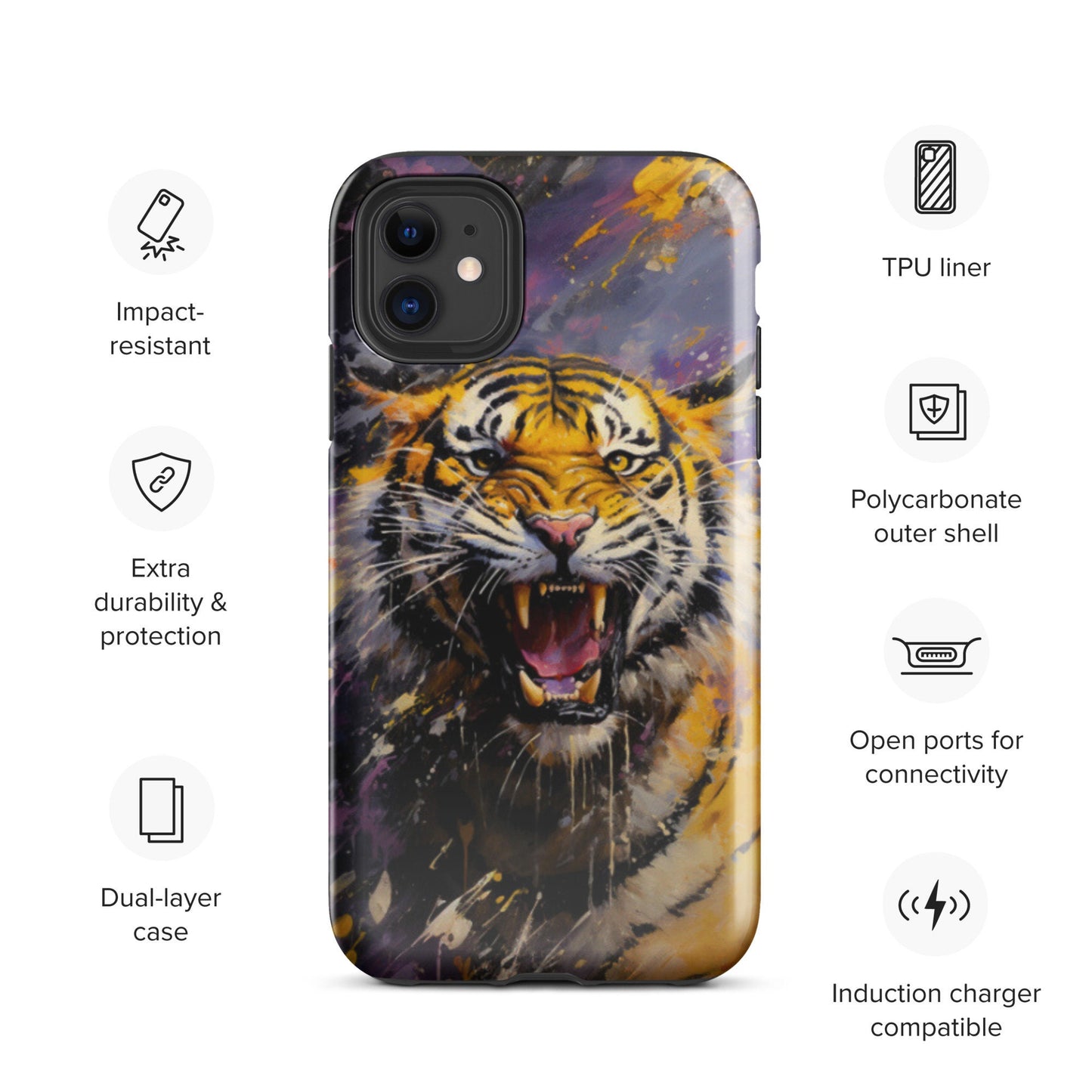 Tiger Phone case, Louisiana Tough Case for iPhone®