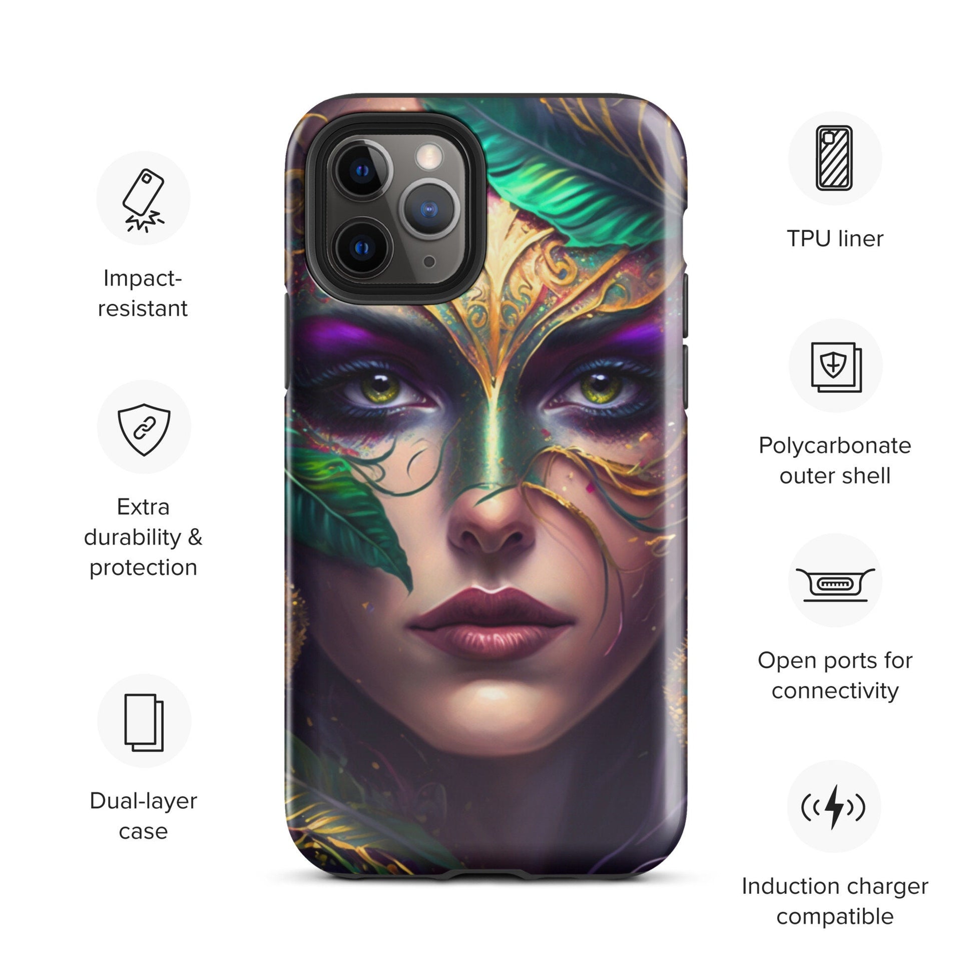Mardi Gras Tough Case for iPhone®
